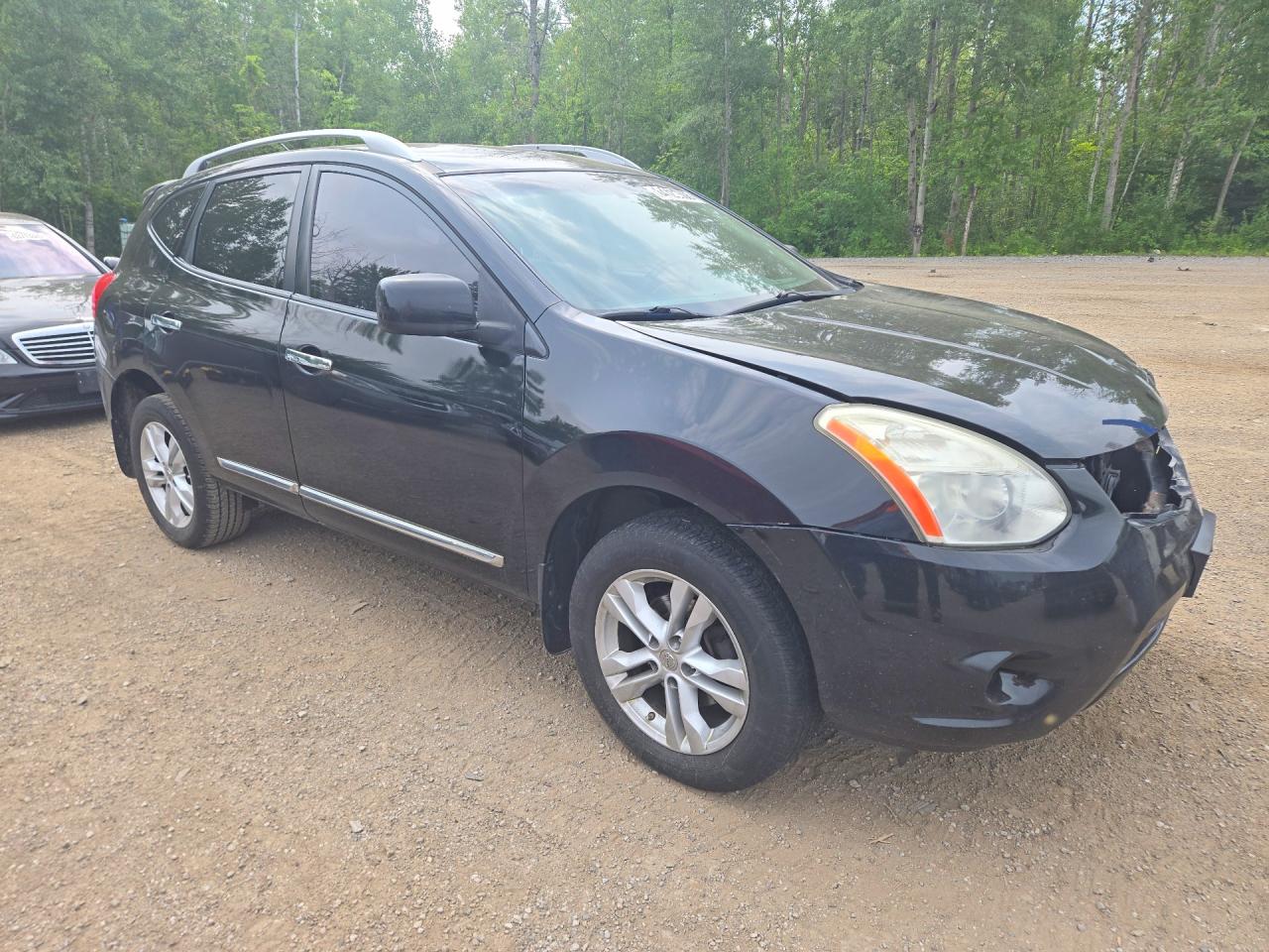 2012 Nissan Rogue S Черный vin: JN8AS5MV4CW362226