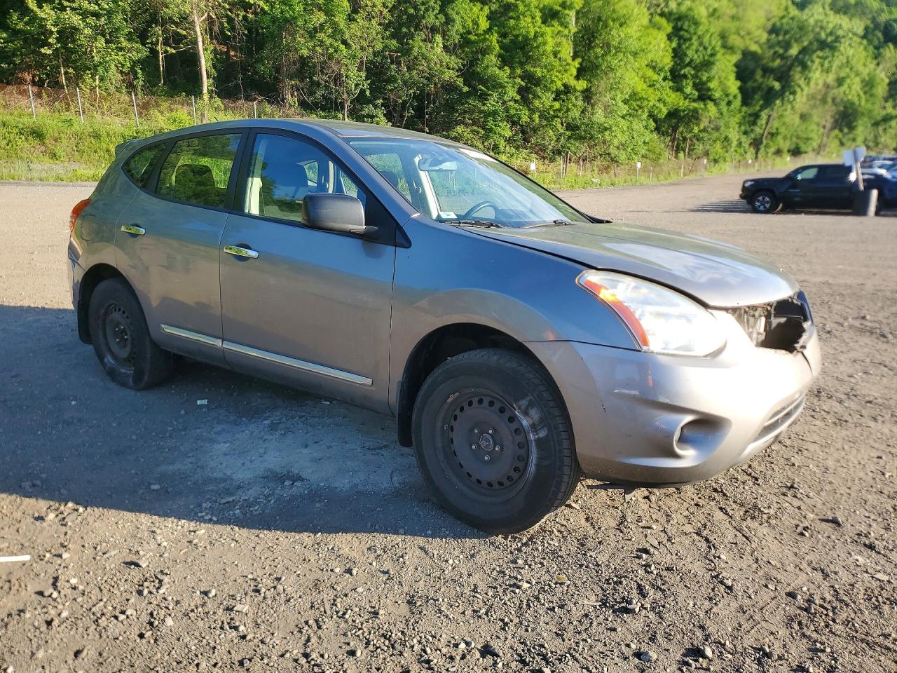 2012 Nissan Rogue S Gray vin: JN8AS5MV4CW362484