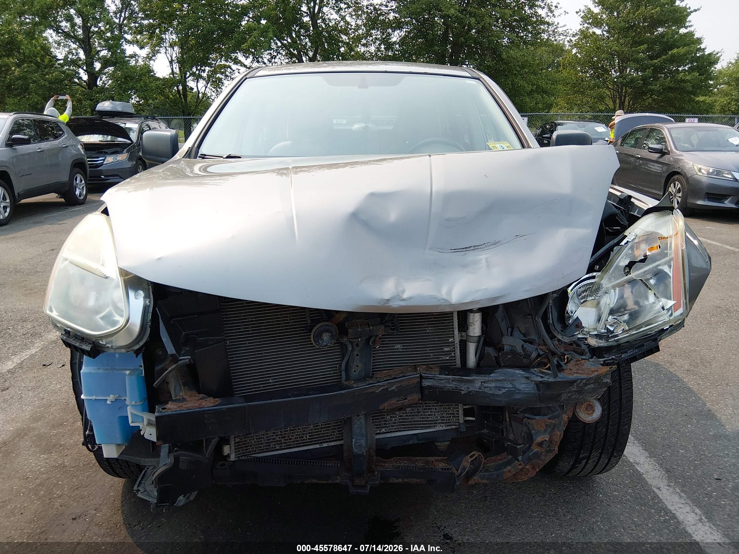 2012 Nissan Rogue S Gray vin: JN8AS5MV4CW362727