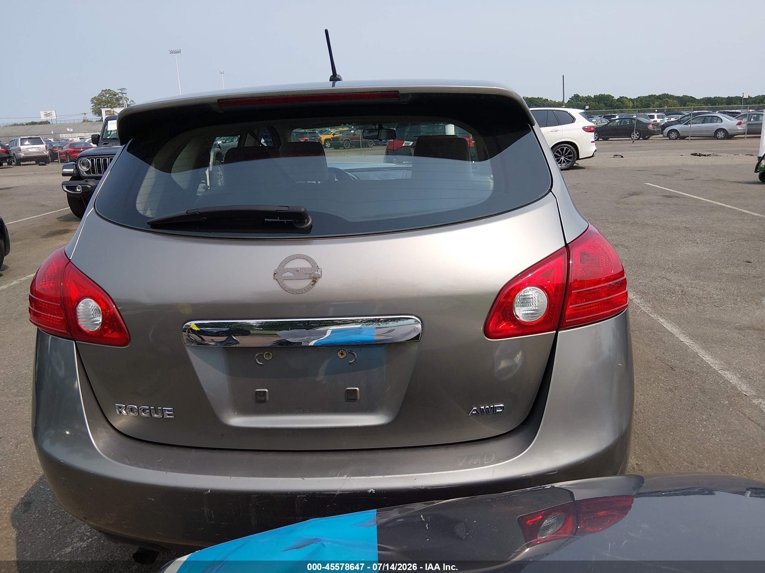 2012 Nissan Rogue S Gray vin: JN8AS5MV4CW362727