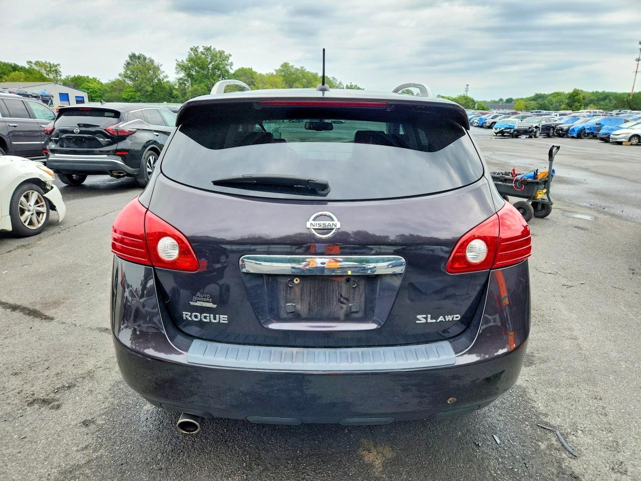 2012 Nissan Rogue S Purple vin: JN8AS5MV4CW375297