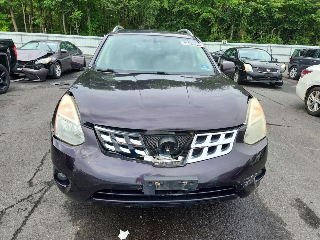 2012 Nissan Rogue S Purple vin: JN8AS5MV4CW375297
