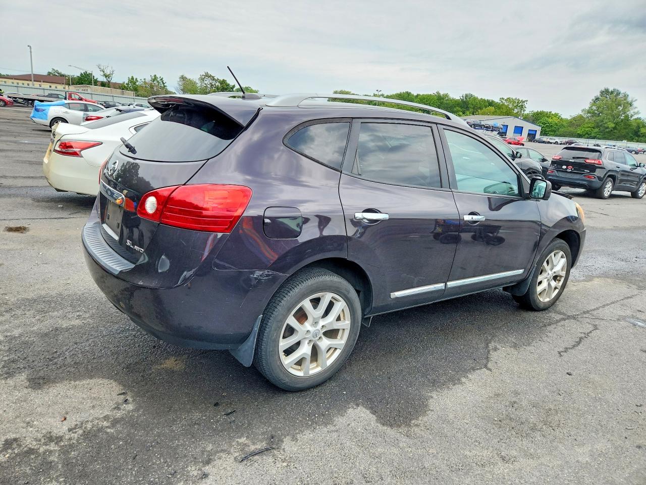 2012 Nissan Rogue S Purple vin: JN8AS5MV4CW375297