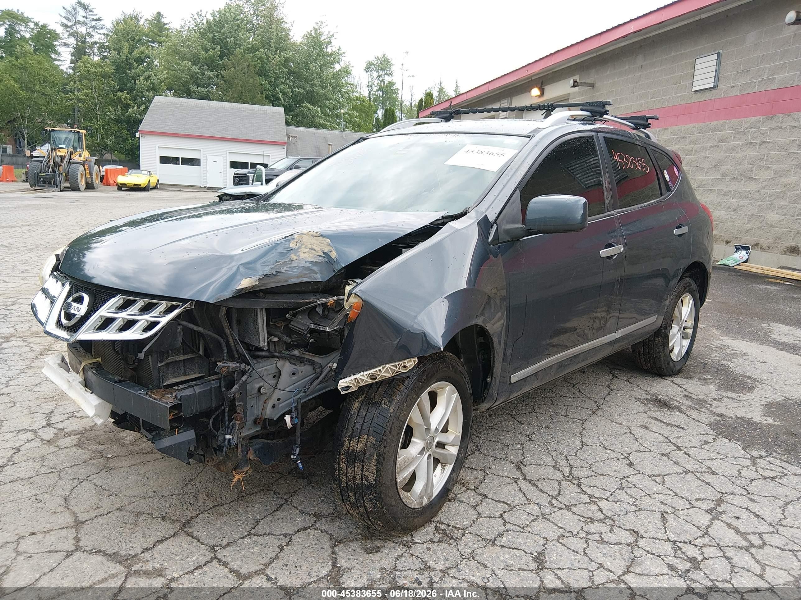 2012 Nissan Rogue Sv Blue vin: JN8AS5MV4CW381293