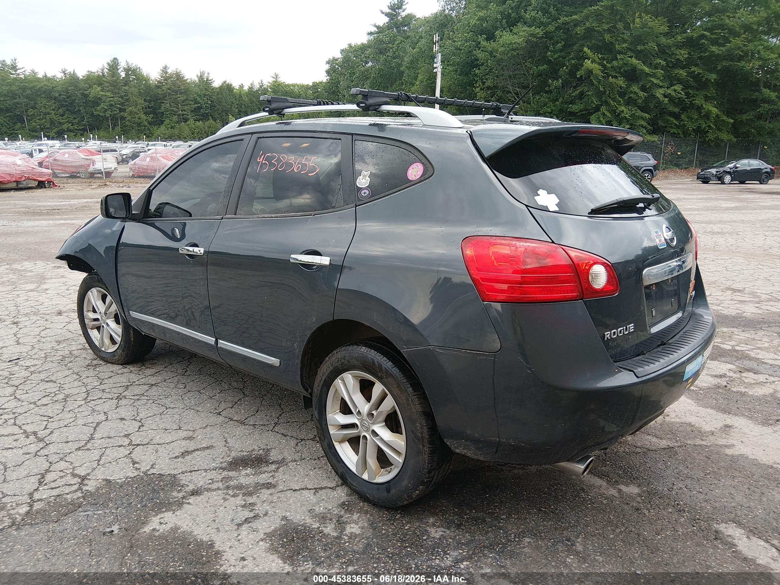 2012 Nissan Rogue Sv Blue vin: JN8AS5MV4CW381293