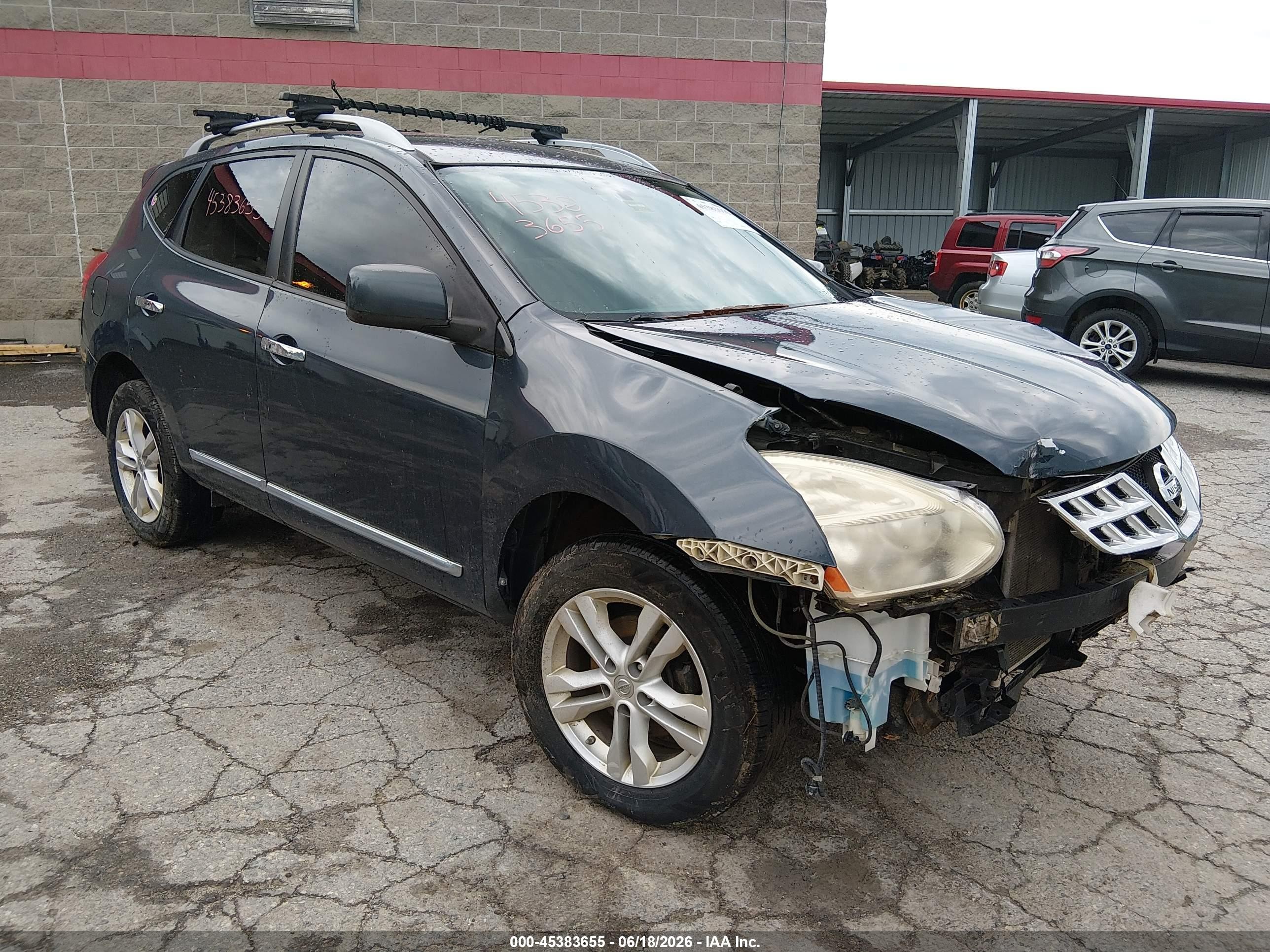 2012 Nissan Rogue Sv Blue vin: JN8AS5MV4CW381293