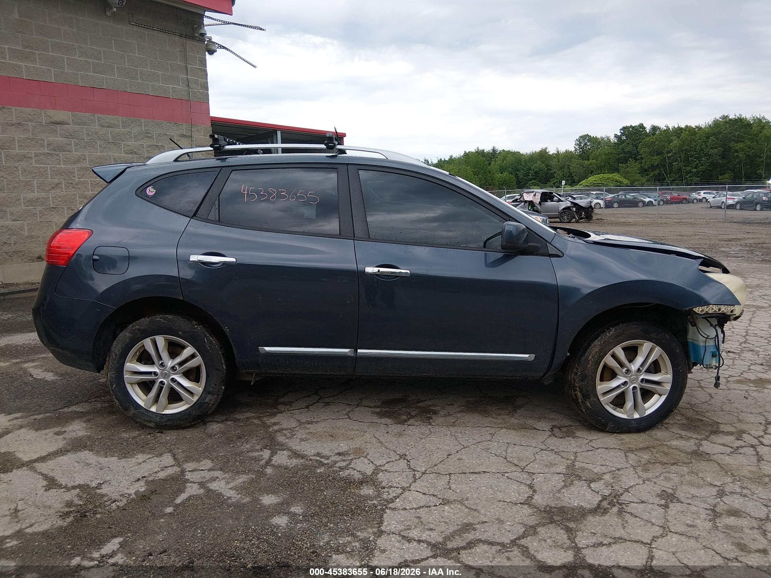 2012 Nissan Rogue Sv Blue vin: JN8AS5MV4CW381293
