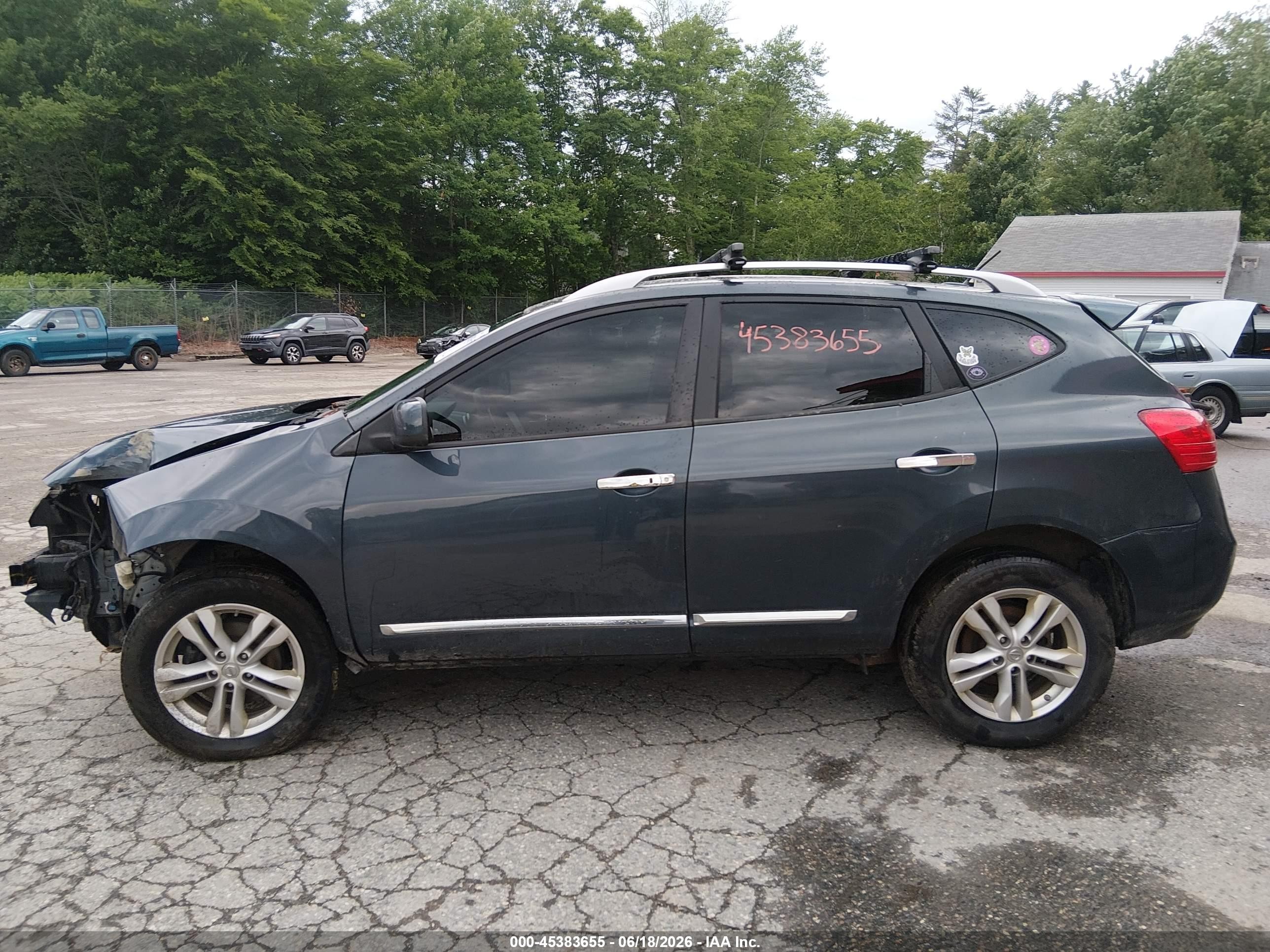2012 Nissan Rogue Sv Blue vin: JN8AS5MV4CW381293