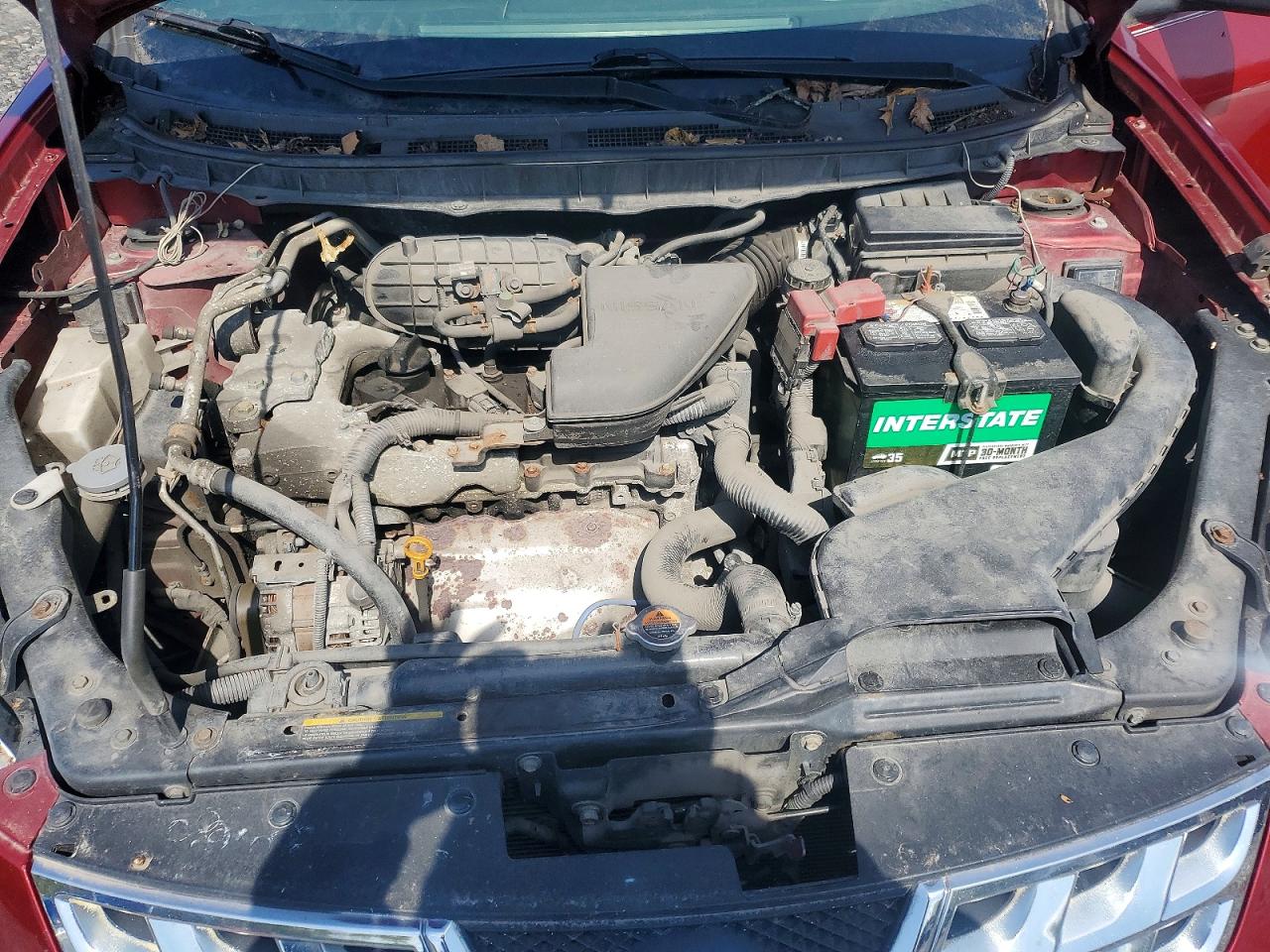 2012 Nissan Rogue S Red vin: JN8AS5MV4CW384467