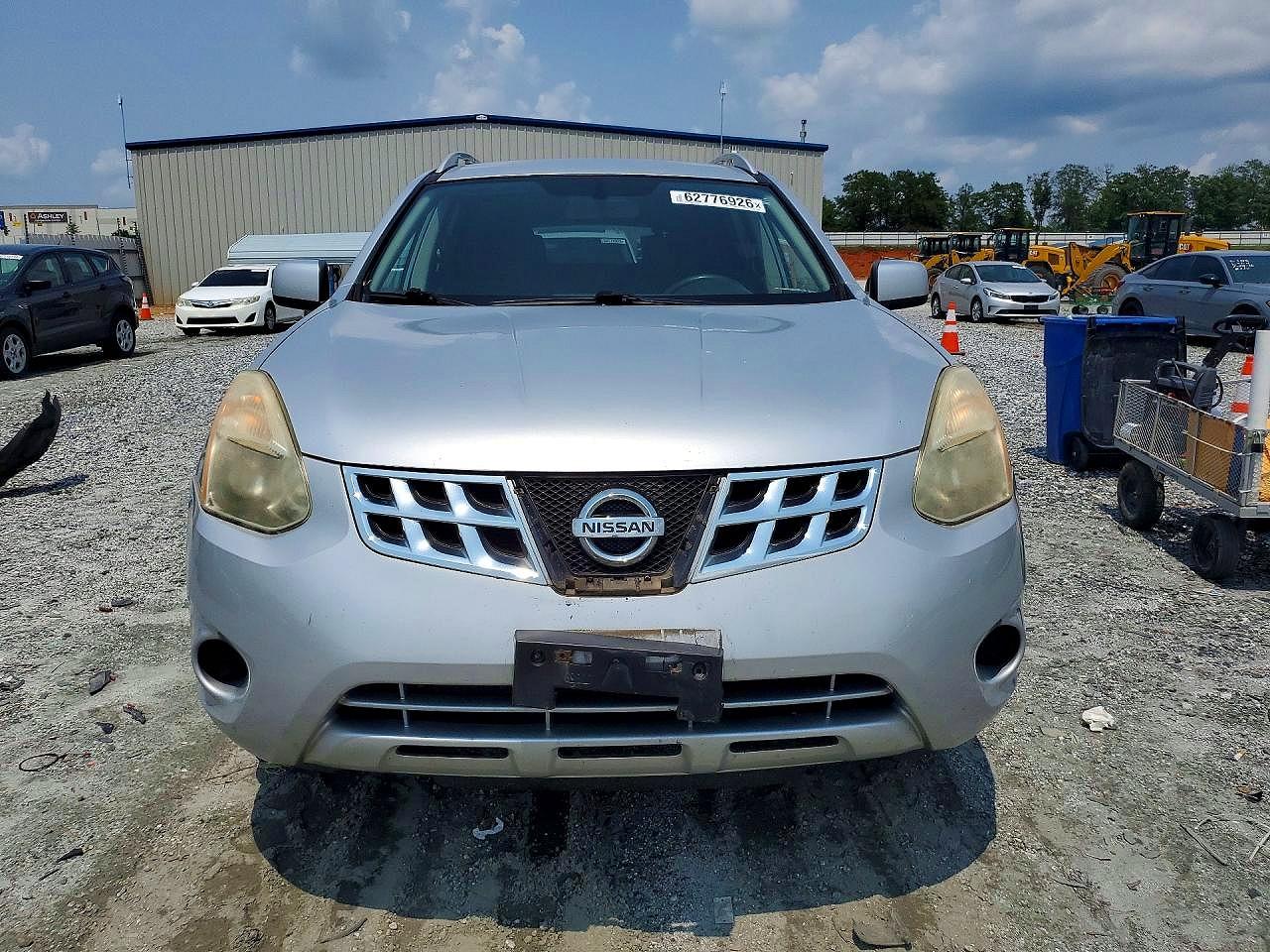 2012 Nissan Rogue S Silver vin: JN8AS5MV4CW392097