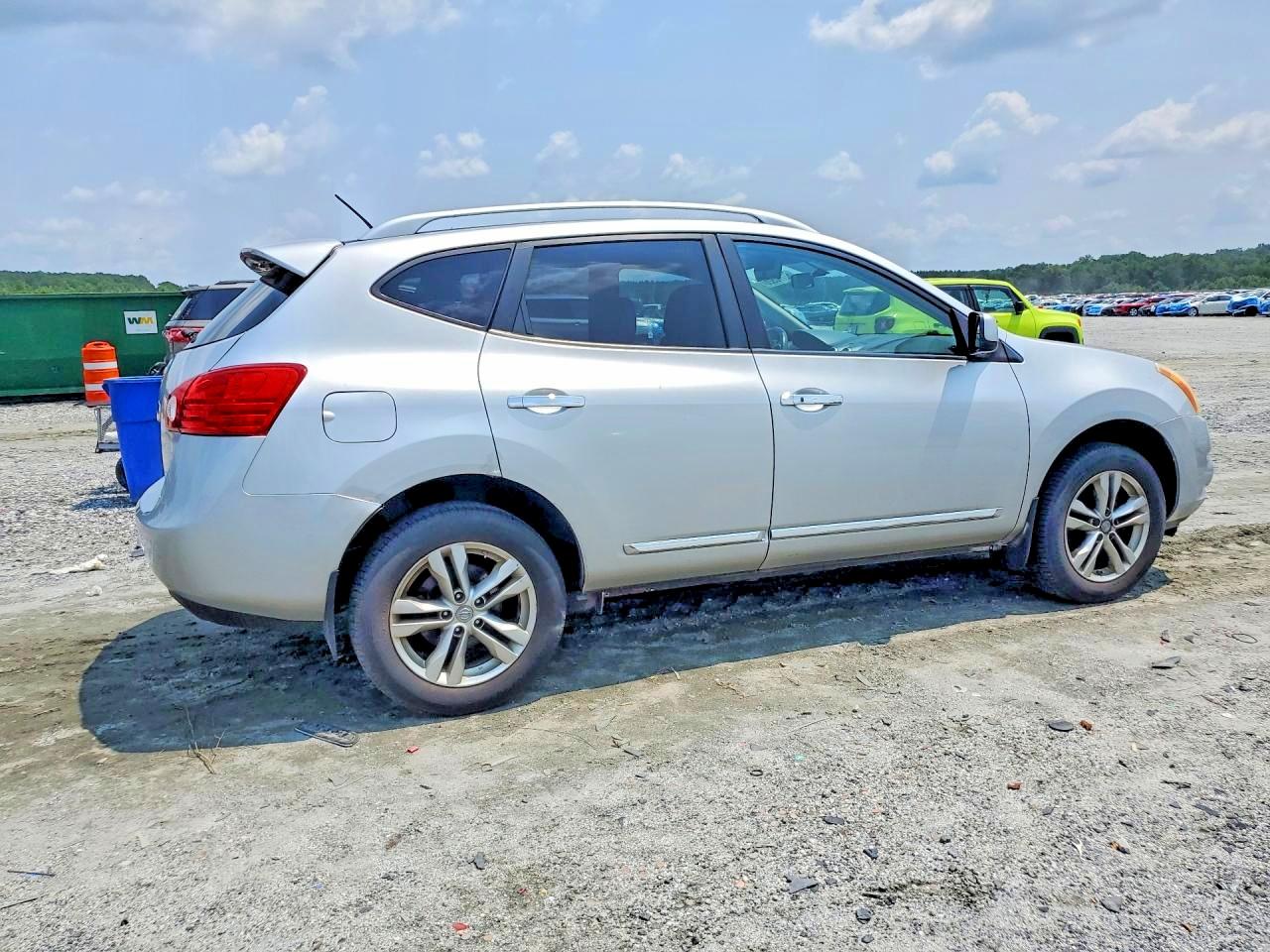 2012 Nissan Rogue S Silver vin: JN8AS5MV4CW392097