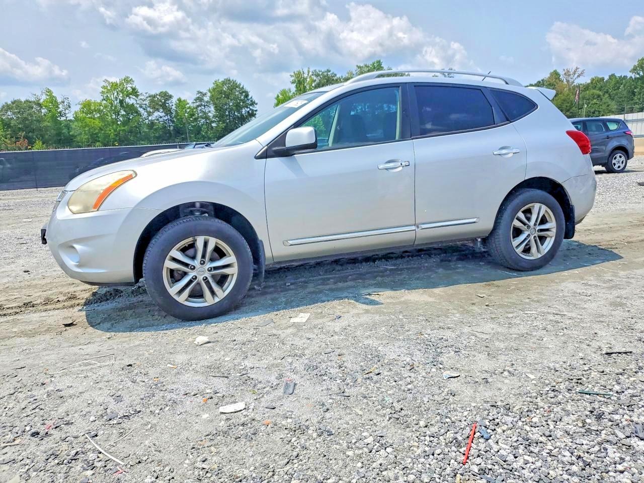 2012 Nissan Rogue S Silver vin: JN8AS5MV4CW392097