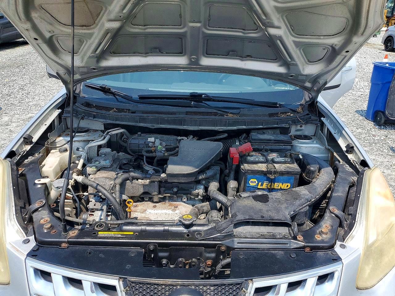 2012 Nissan Rogue S Silver vin: JN8AS5MV4CW392097