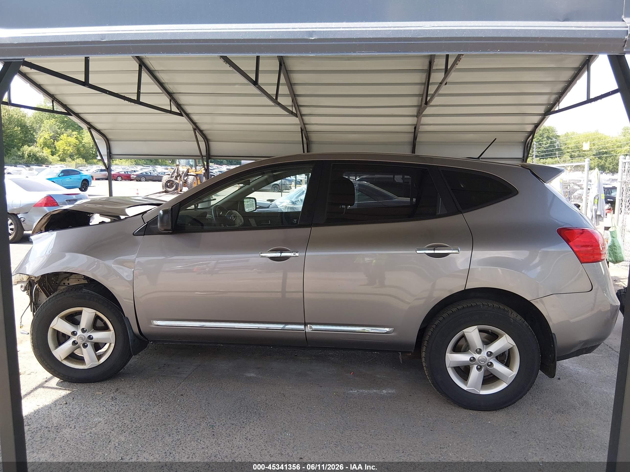 2012 Nissan Rogue S Gray vin: JN8AS5MV4CW402448