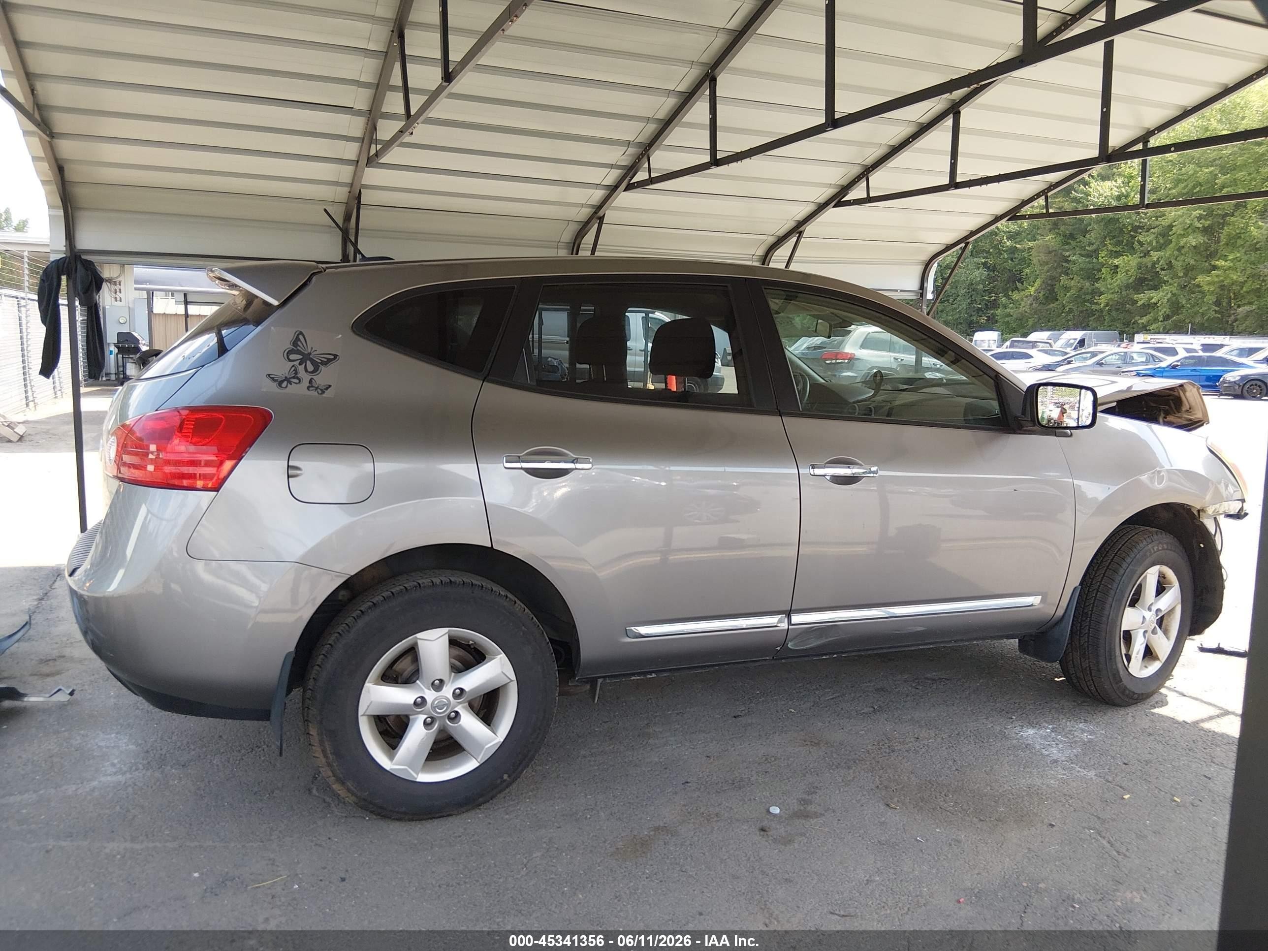 2012 Nissan Rogue S Gray vin: JN8AS5MV4CW402448