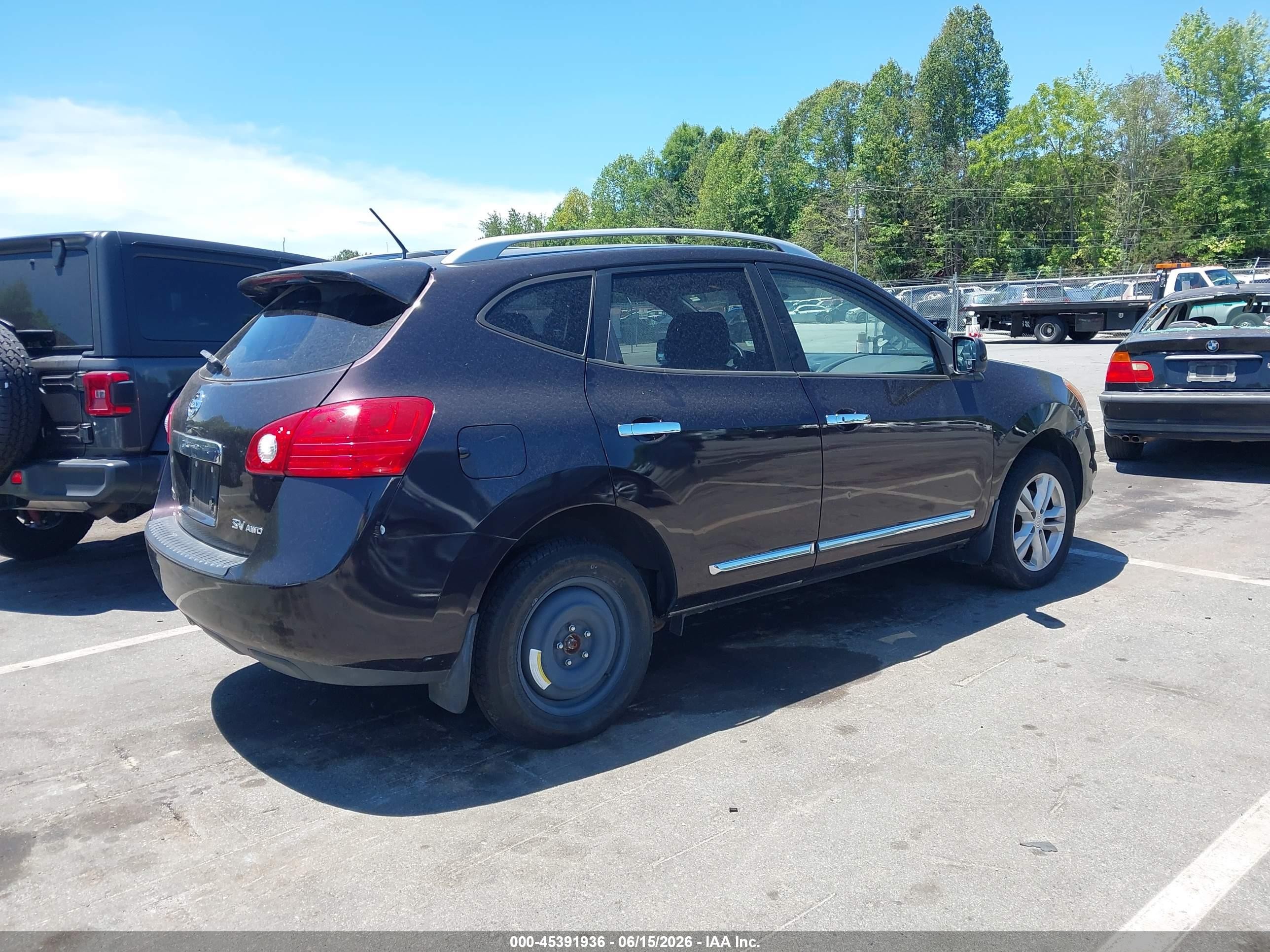2012 Nissan Rogue Sv Maroon vin: JN8AS5MV4CW403731