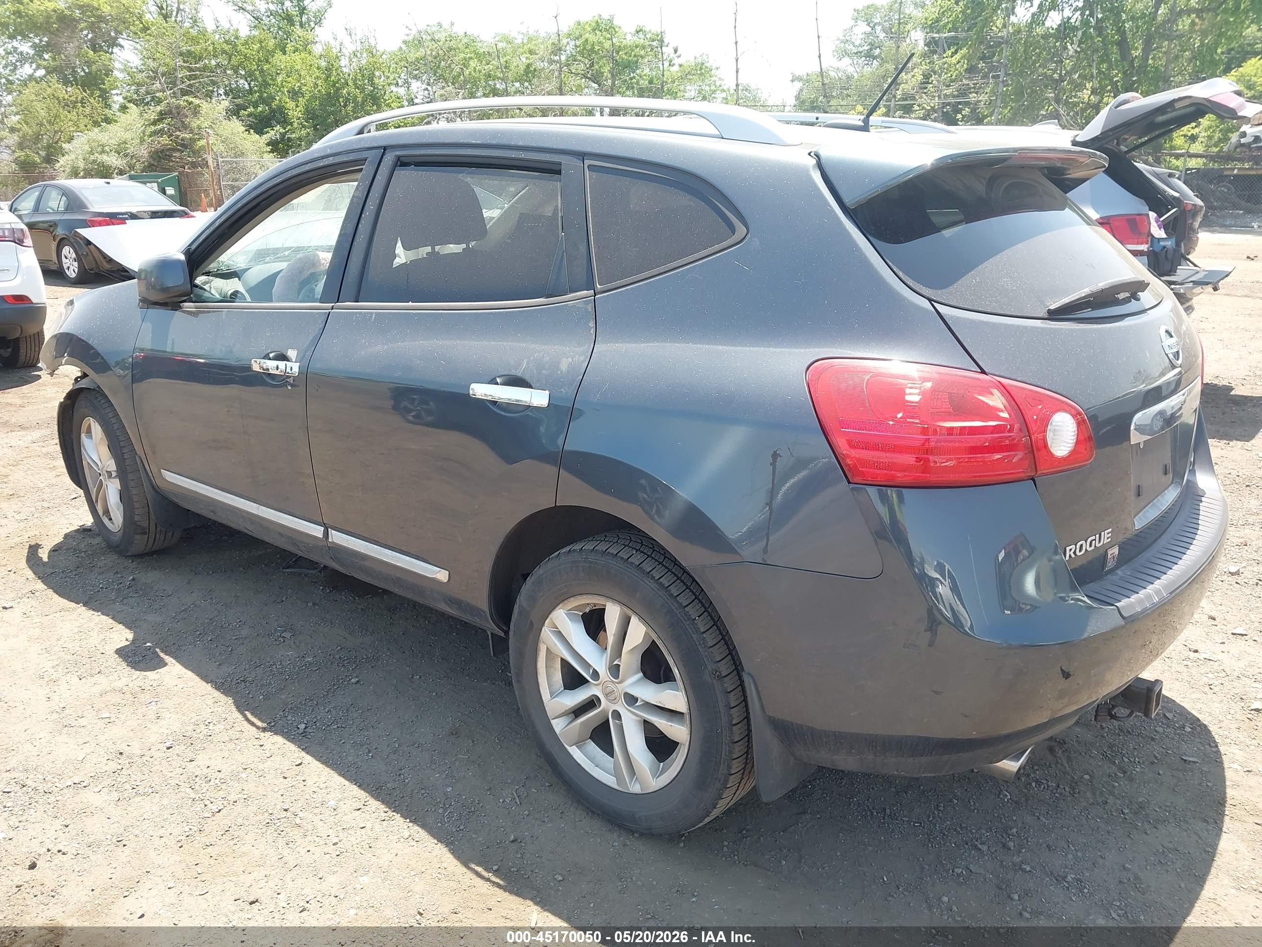 2012 Nissan Rogue Sv Blue vin: JN8AS5MV4CW405057