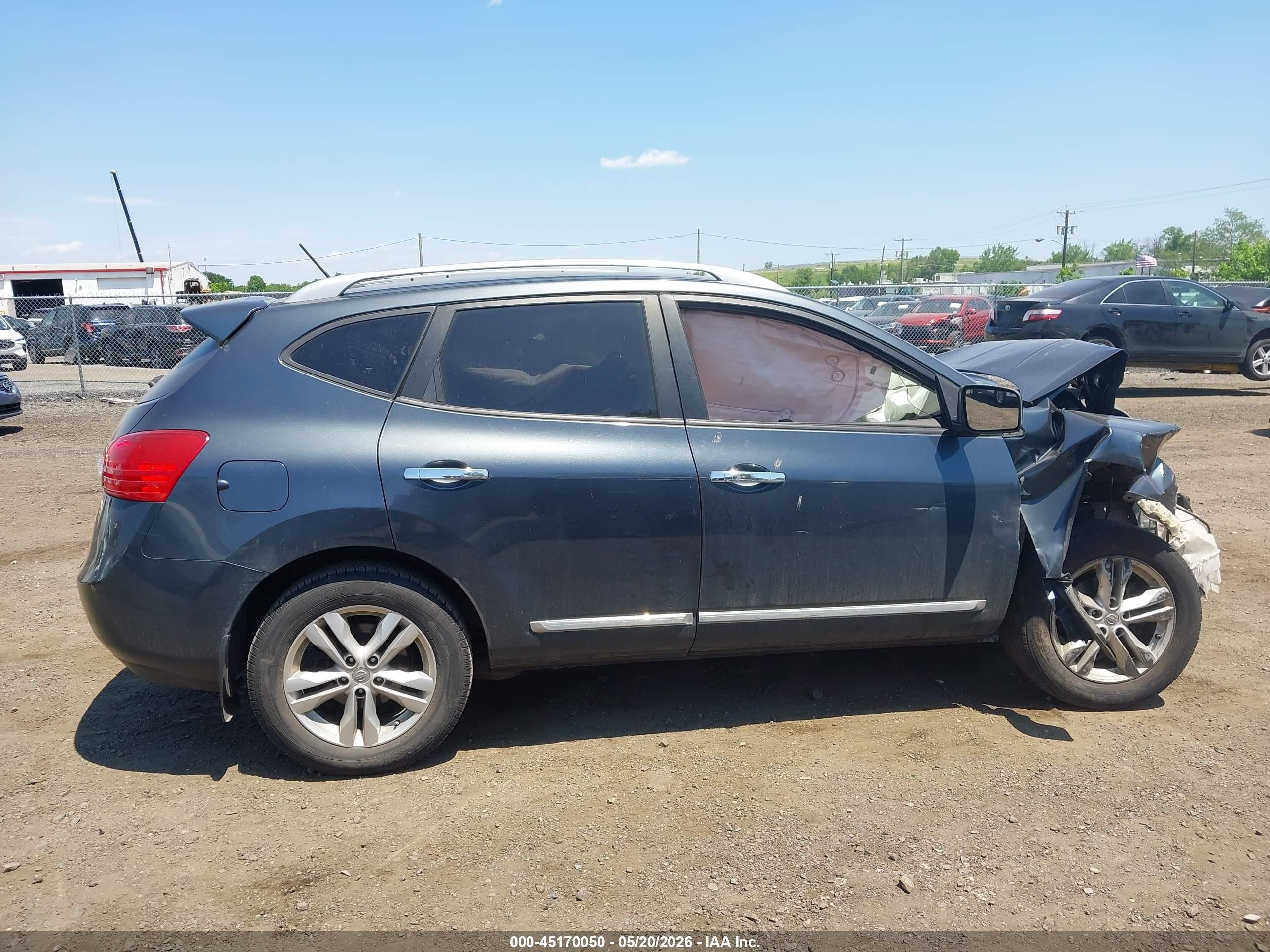 2012 Nissan Rogue Sv Blue vin: JN8AS5MV4CW405057