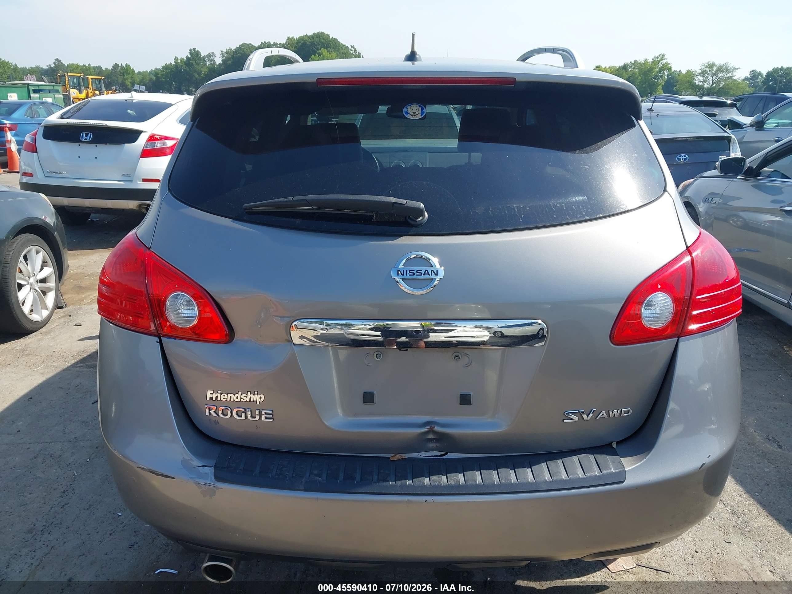 2012 Nissan Rogue Sv Серый vin: JN8AS5MV4CW409433