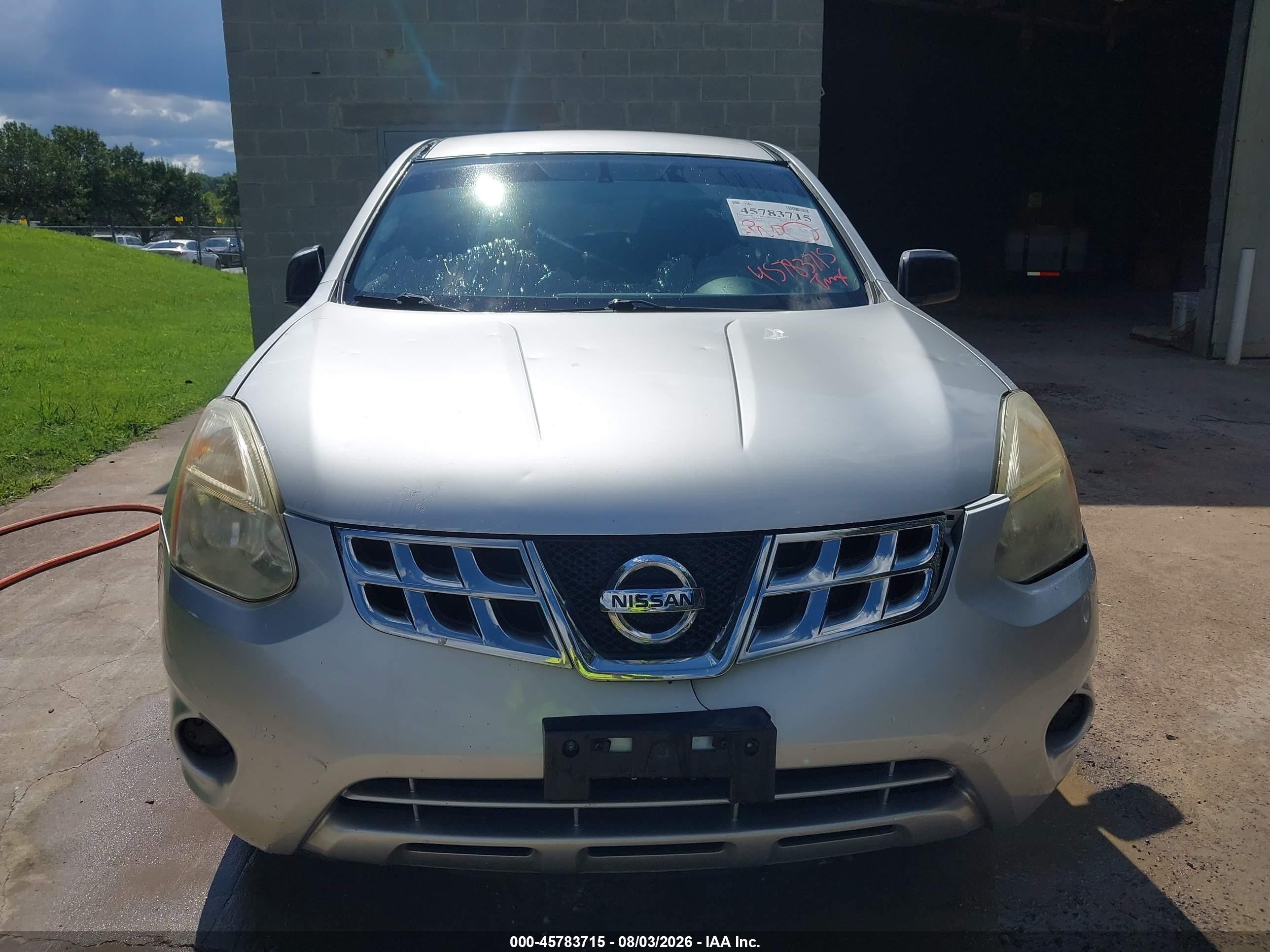 2012 Nissan Rogue S Silver vin: JN8AS5MV4CW702636
