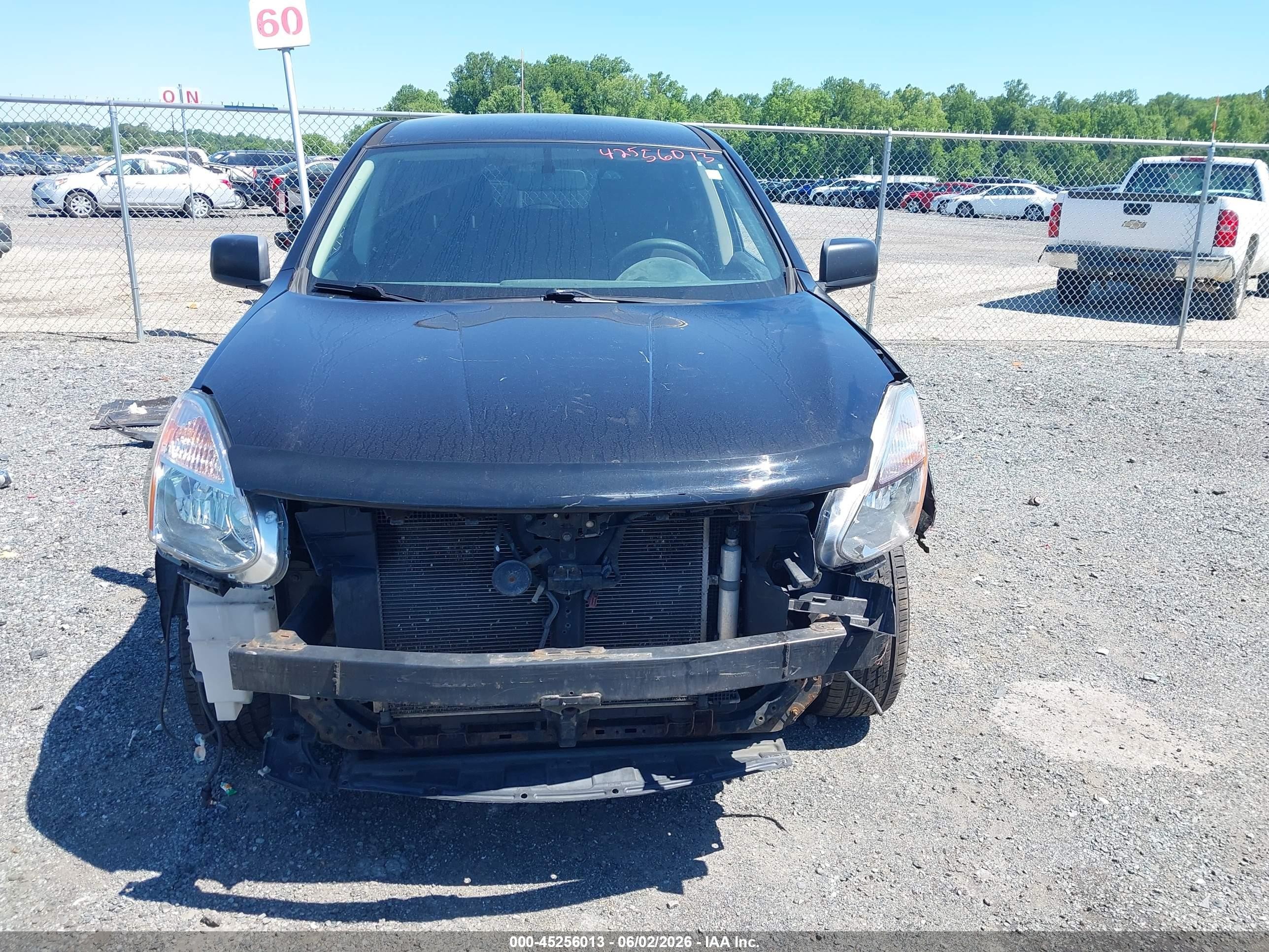 2012 Nissan Rogue S Black vin: JN8AS5MV4CW703415
