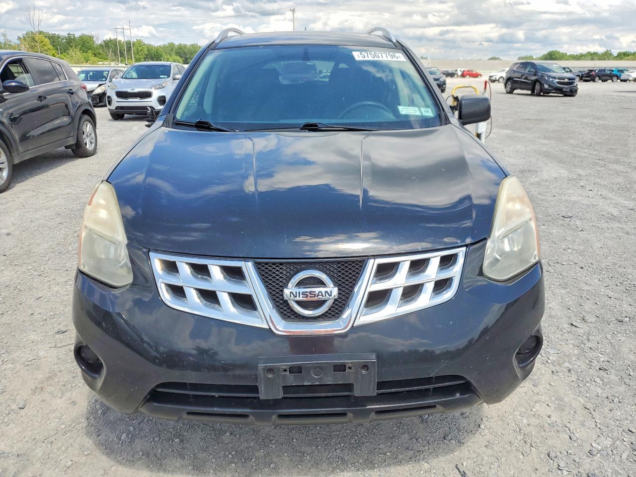 2012 Nissan Rogue S Black vin: JN8AS5MV4CW707982