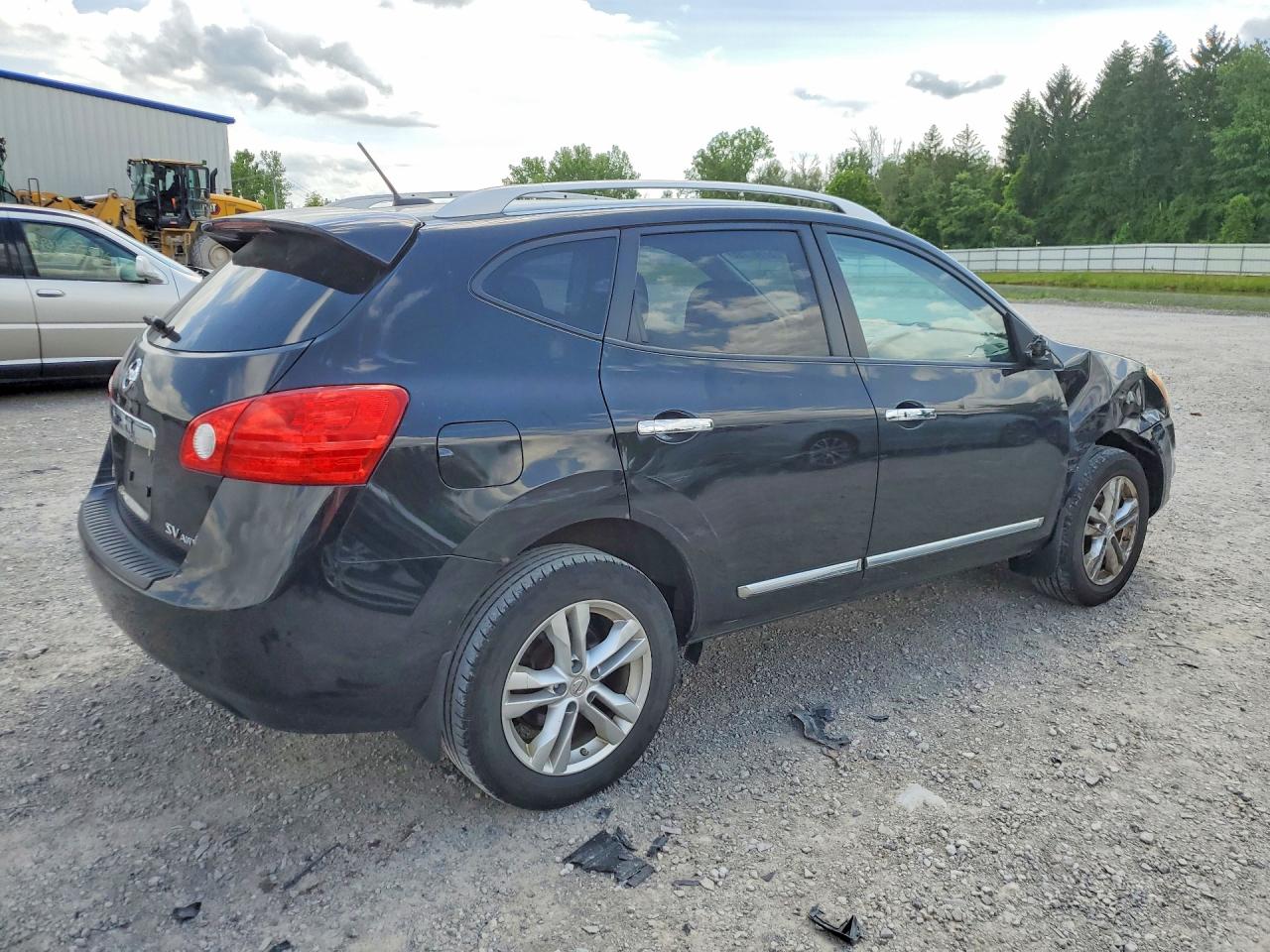 2012 Nissan Rogue S Black vin: JN8AS5MV4CW707982