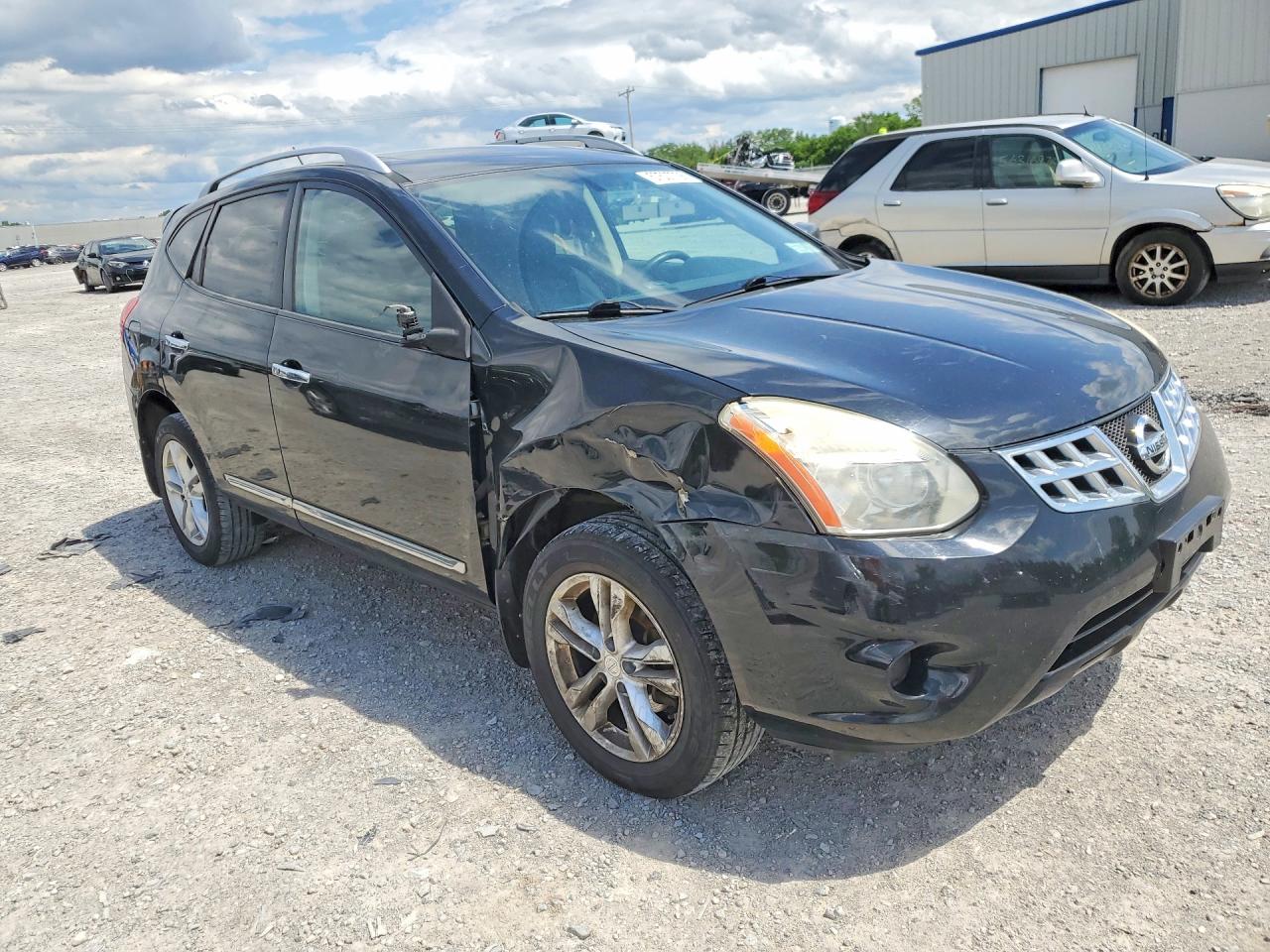 2012 Nissan Rogue S Black vin: JN8AS5MV4CW707982