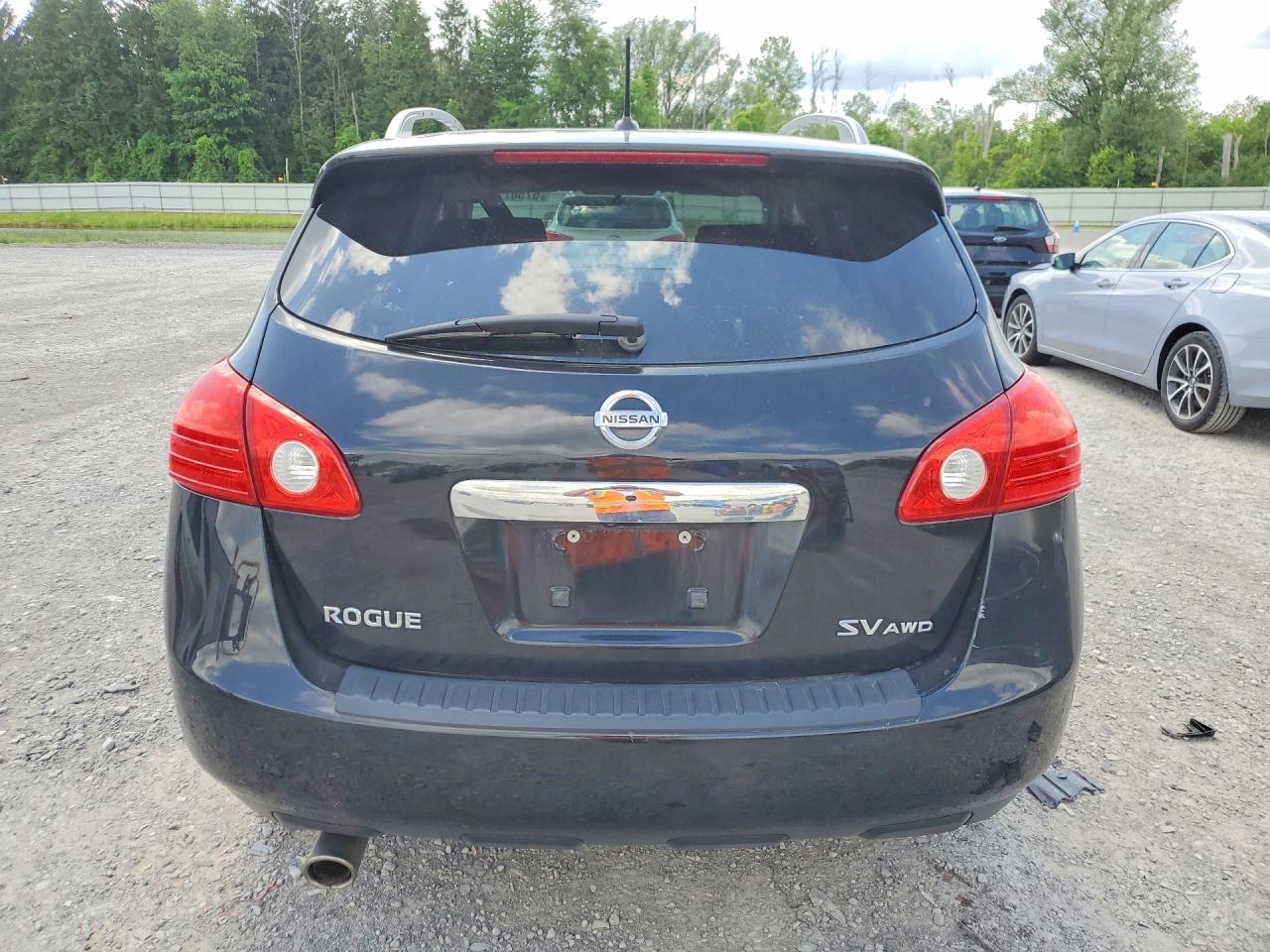 2012 Nissan Rogue S Black vin: JN8AS5MV4CW707982
