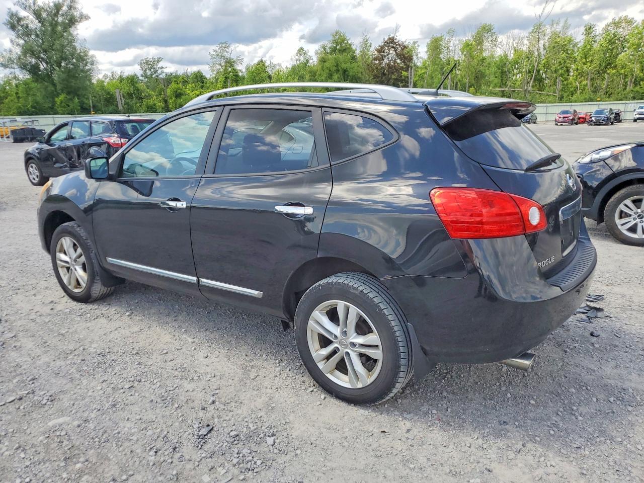 2012 Nissan Rogue S Black vin: JN8AS5MV4CW707982