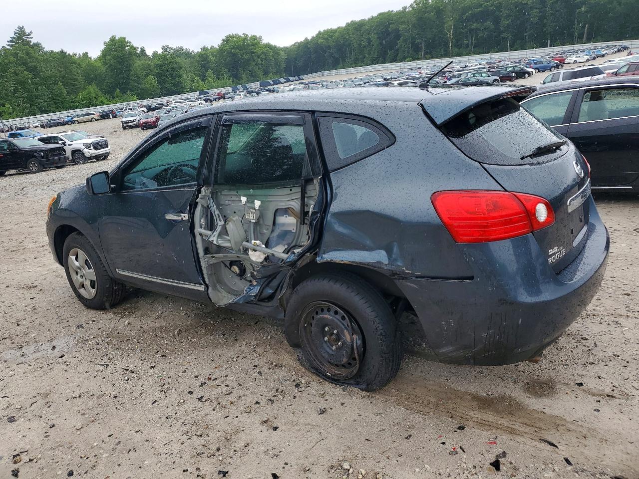 2012 Nissan Rogue S Синий vin: JN8AS5MV4CW711594