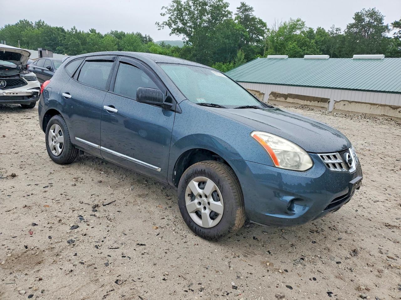 2012 Nissan Rogue S Синий vin: JN8AS5MV4CW711594