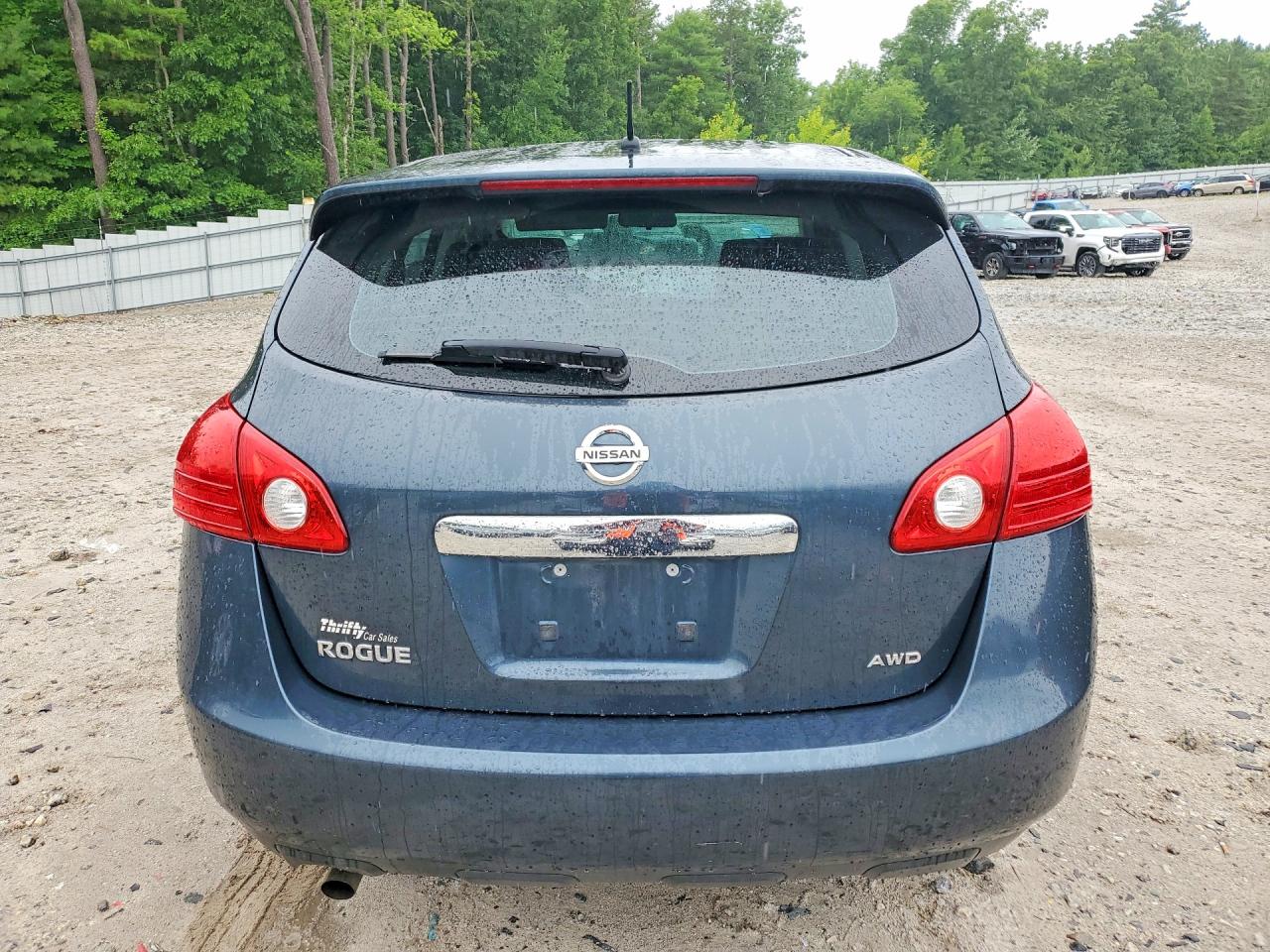 2012 Nissan Rogue S Синий vin: JN8AS5MV4CW711594