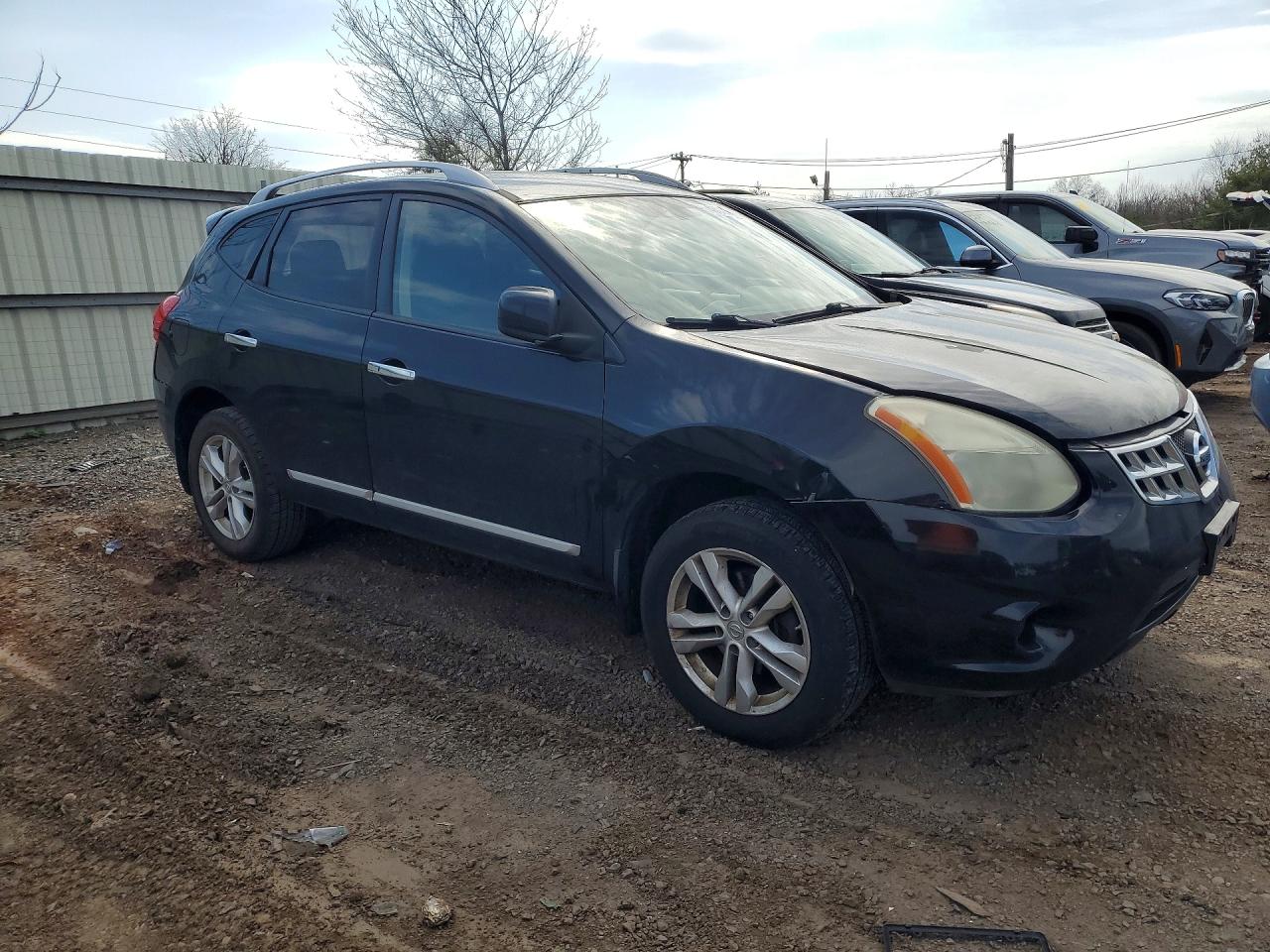 2012 Niss Rogue Черный vin: JN8AS5MV4CW713104