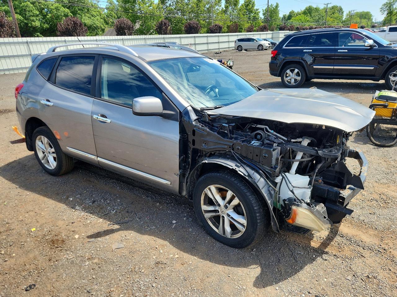 2012 Nissan Rogue S Gray vin: JN8AS5MV4CW717914