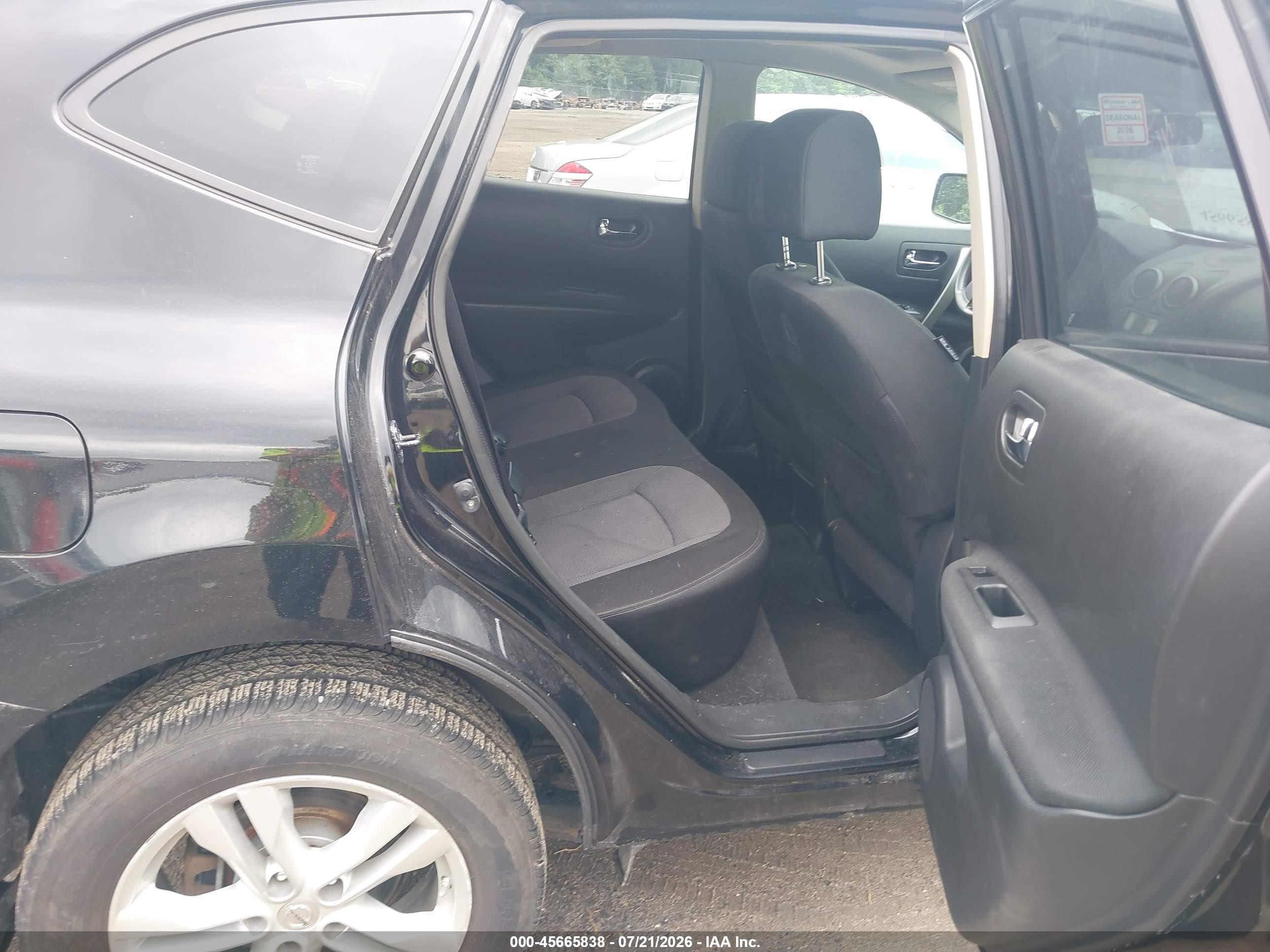 2012 Nissan Rogue Sv Черный vin: JN8AS5MV4CW718951