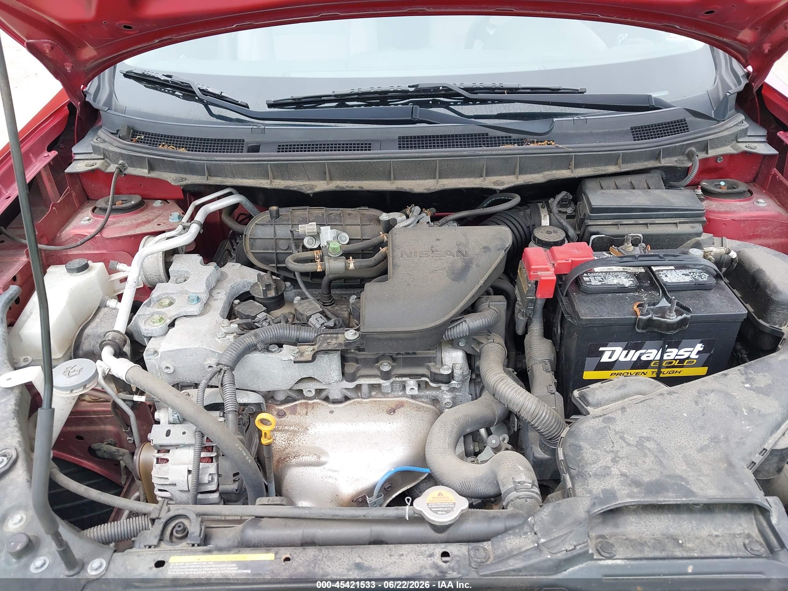 2013 Nissan Rogue Sv Red vin: JN8AS5MV4DW100496