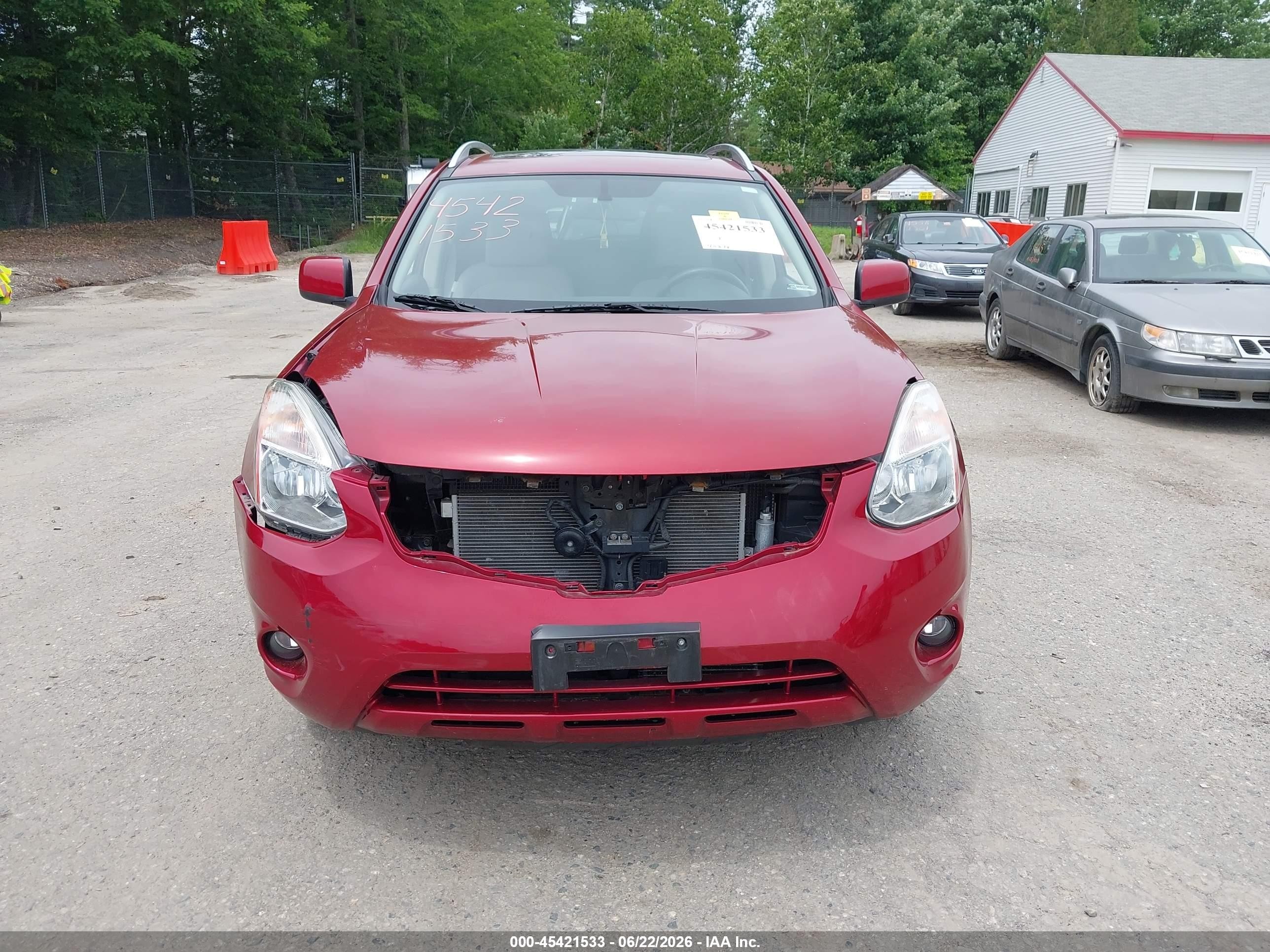2013 Nissan Rogue Sv Red vin: JN8AS5MV4DW100496