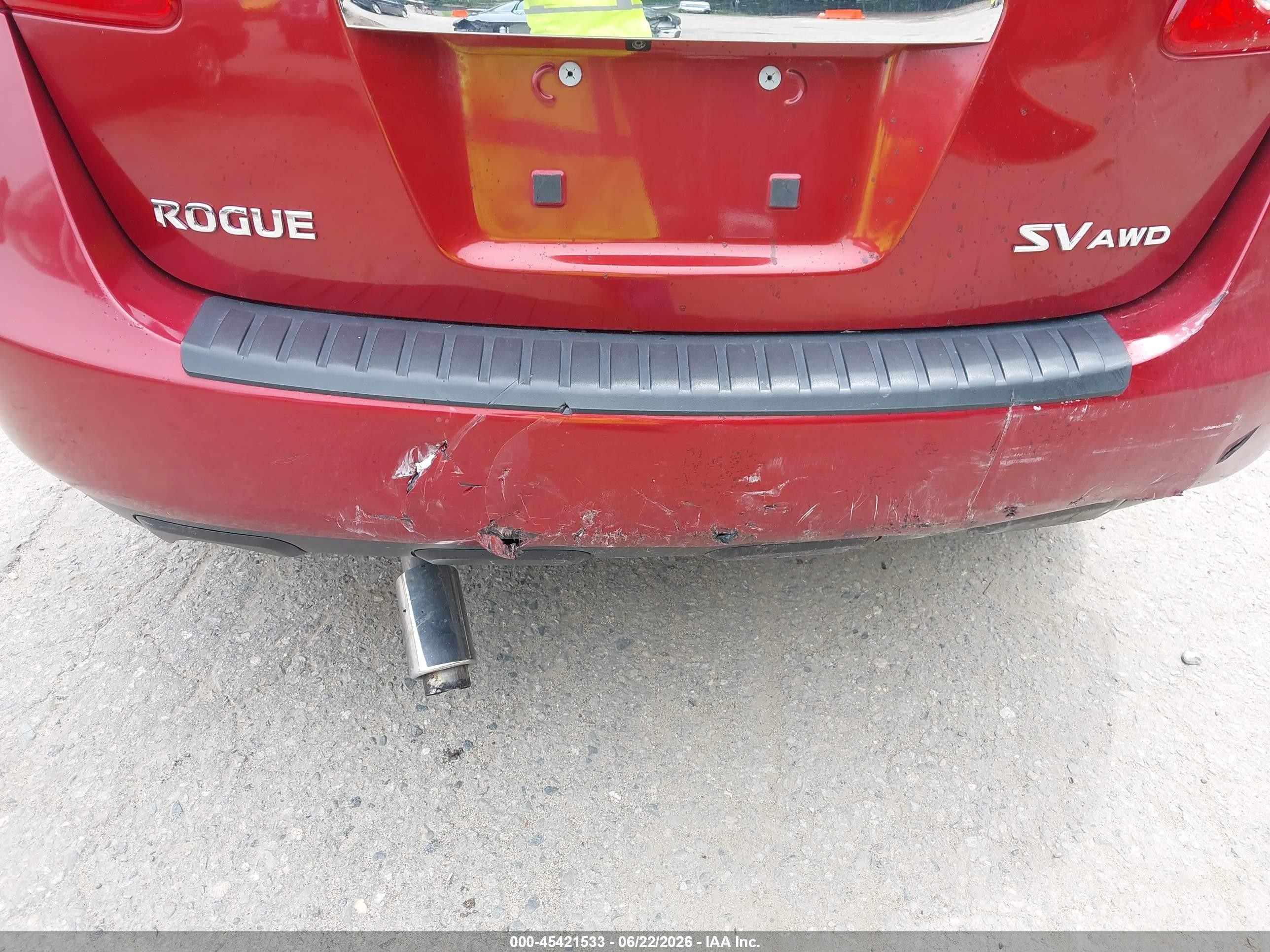 2013 Nissan Rogue Sv Red vin: JN8AS5MV4DW100496