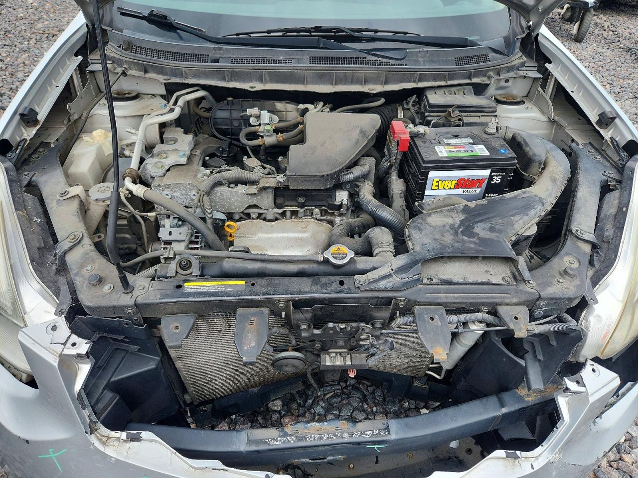 2013 Nissan Rogue S Серебряный vin: JN8AS5MV4DW102314