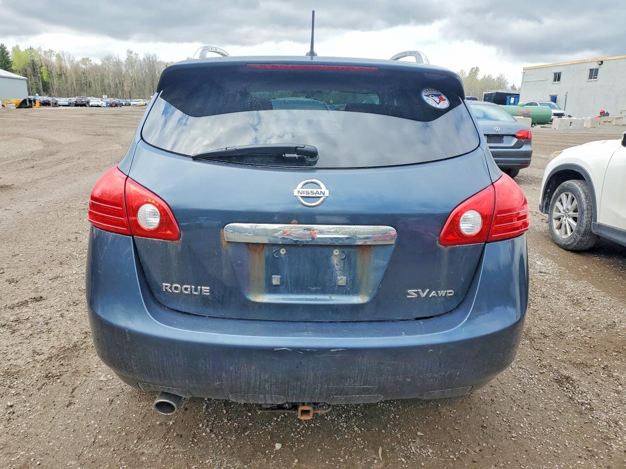 2013 Nissan Rogue S Синий vin: JN8AS5MV4DW106508