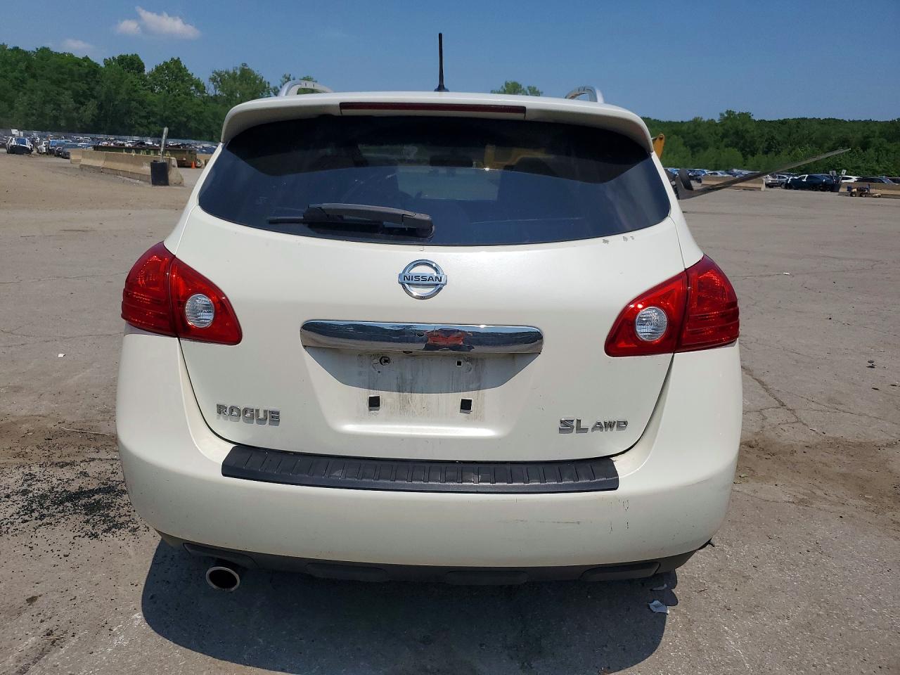 2013 Nissan Rogue S White vin: JN8AS5MV4DW108145