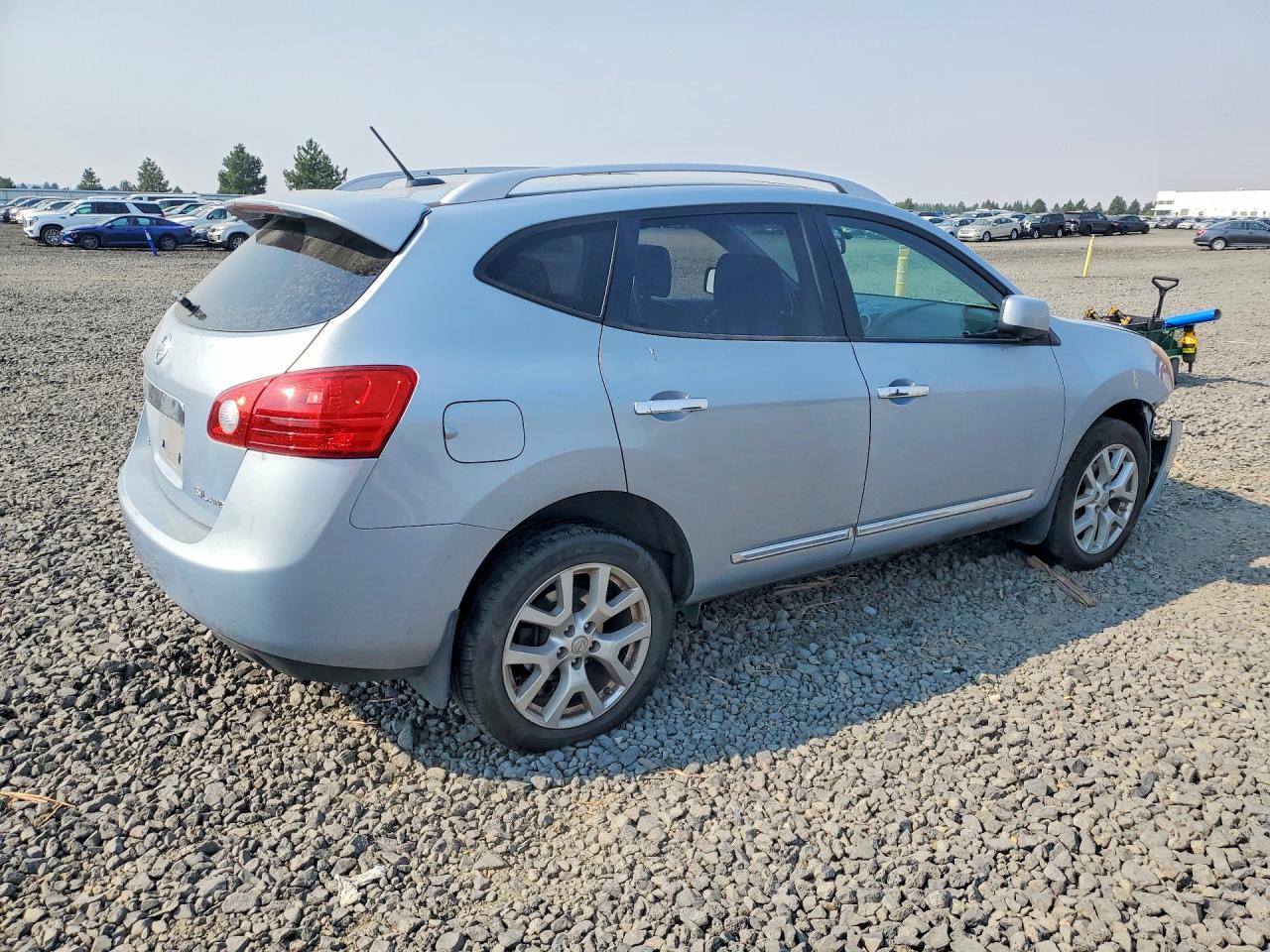 2013 Nissan Rogue S Silver vin: JN8AS5MV4DW115550