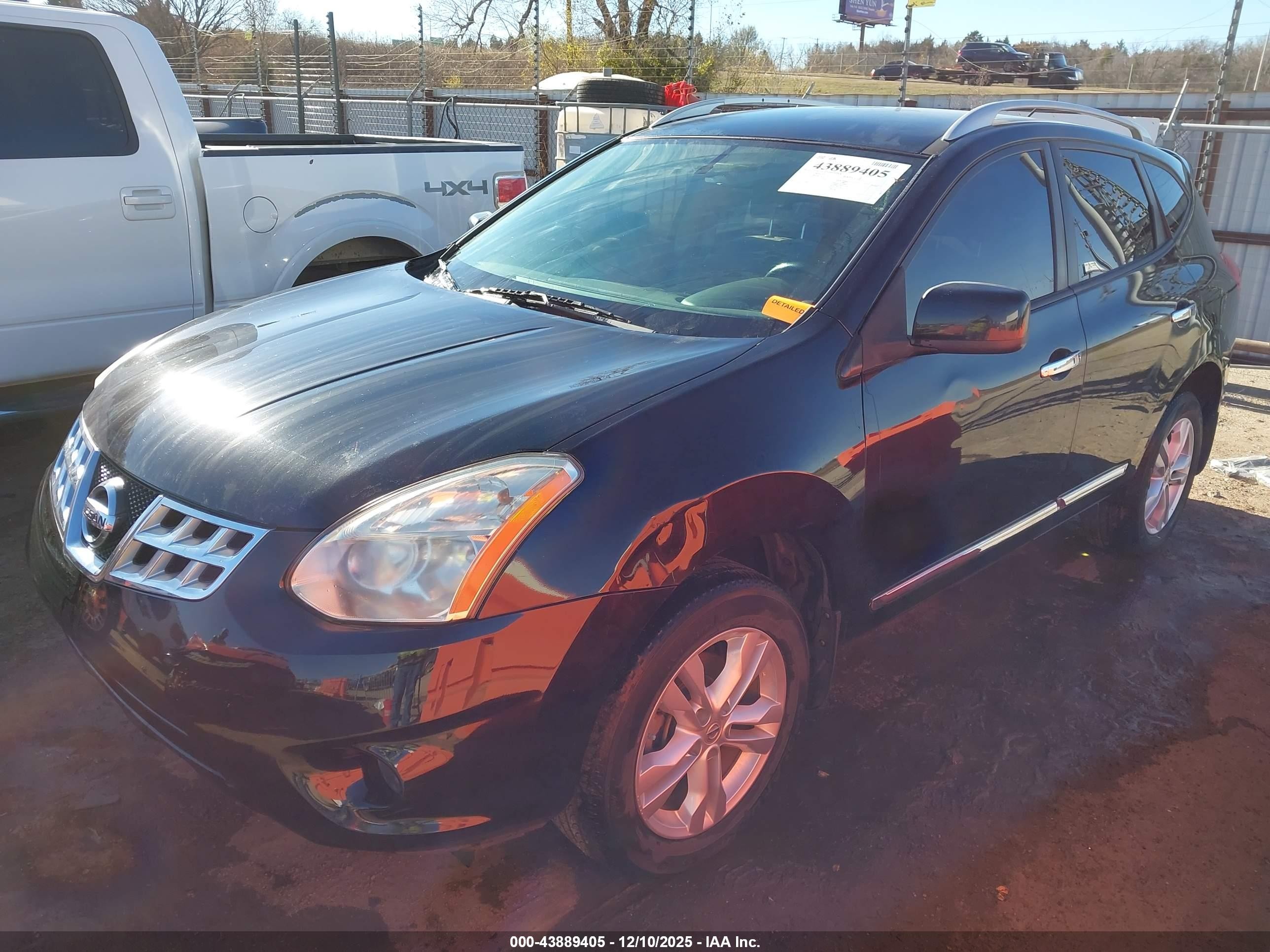 2013 Nissan Rogue Sv Black vin: JN8AS5MV4DW116763