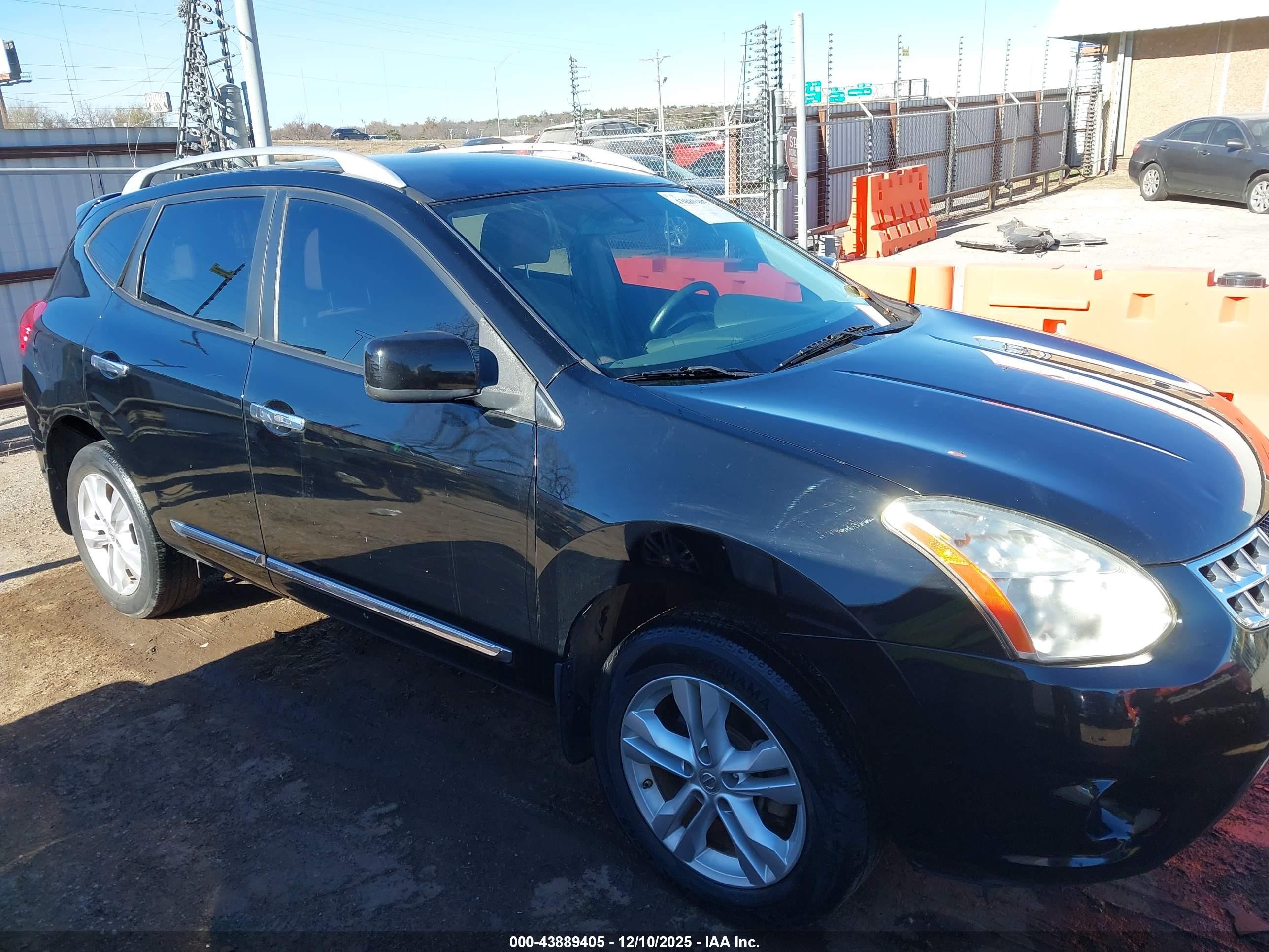 2013 Nissan Rogue Sv Black vin: JN8AS5MV4DW116763