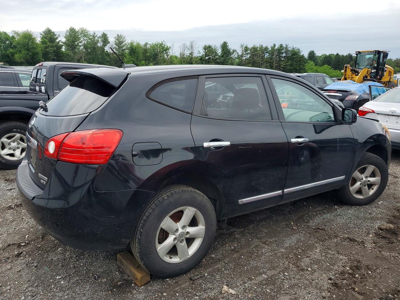2013 Nissan Rogue S Black vin: JN8AS5MV4DW119338