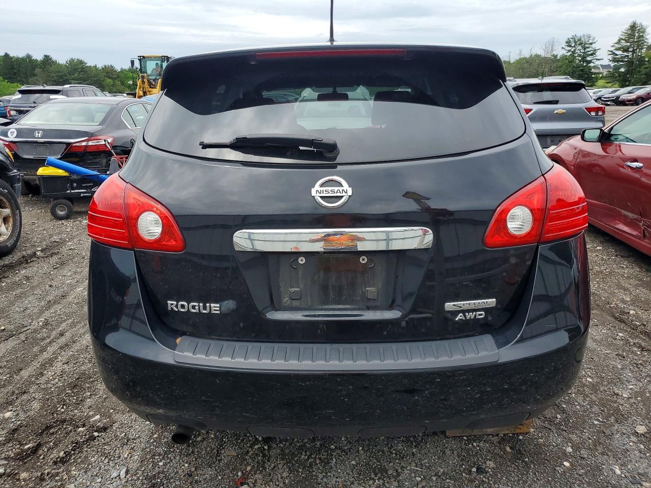2013 Nissan Rogue S Black vin: JN8AS5MV4DW119338