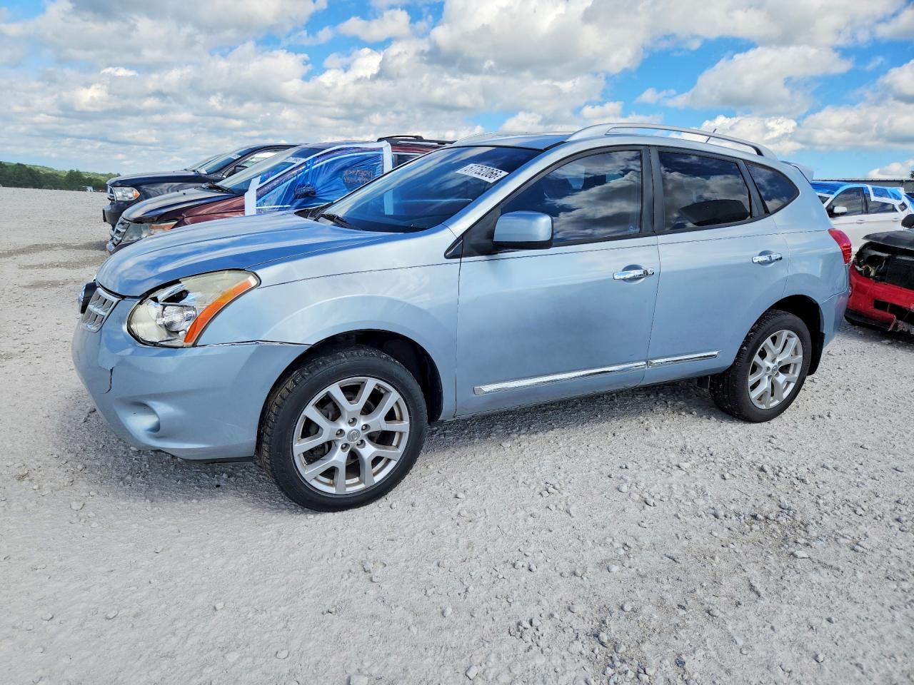 2013 Nissan Rogue S Silver vin: JN8AS5MV4DW124541