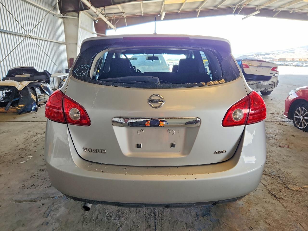2013 Nissan Rogue S Silver vin: JN8AS5MV4DW134910