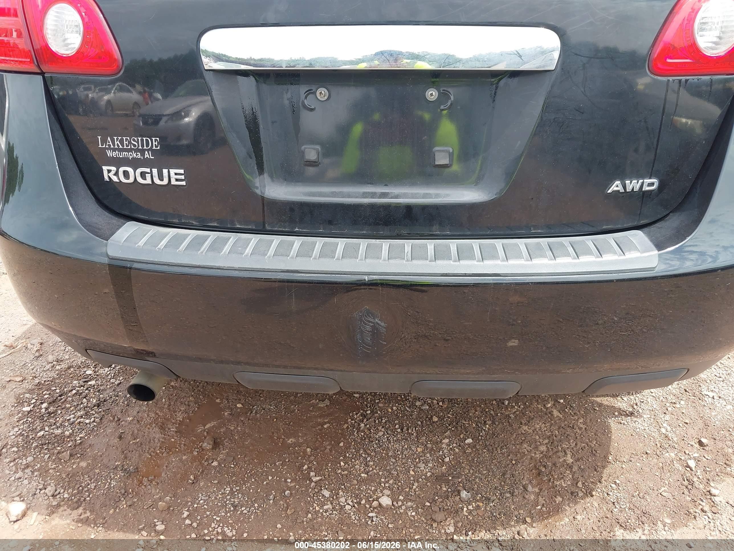 2013 Nissan Rogue S Black vin: JN8AS5MV4DW137693